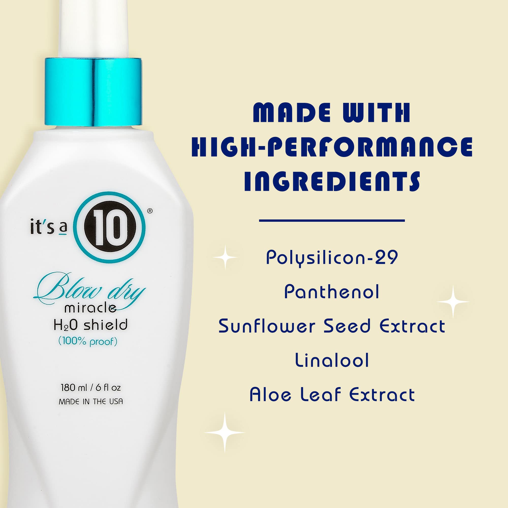 Foto 5 pulgar | Treatment It's A 10 Blow Dry Miracle H2o Shield 180 Ml - Venta Internacional.