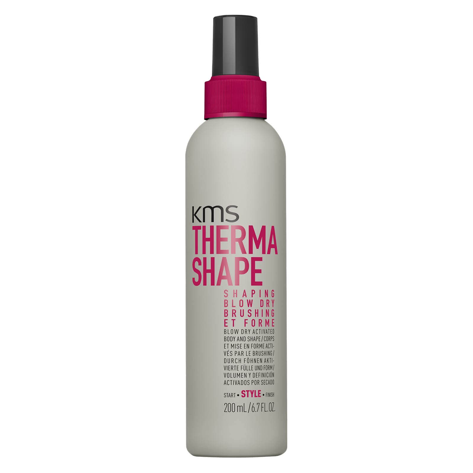 Spray De Secado Con Secador Kms Thermashape Shape Shape, 200 Ml, Tiempo De Secado Un 50% Más Rápido - Venta Internac