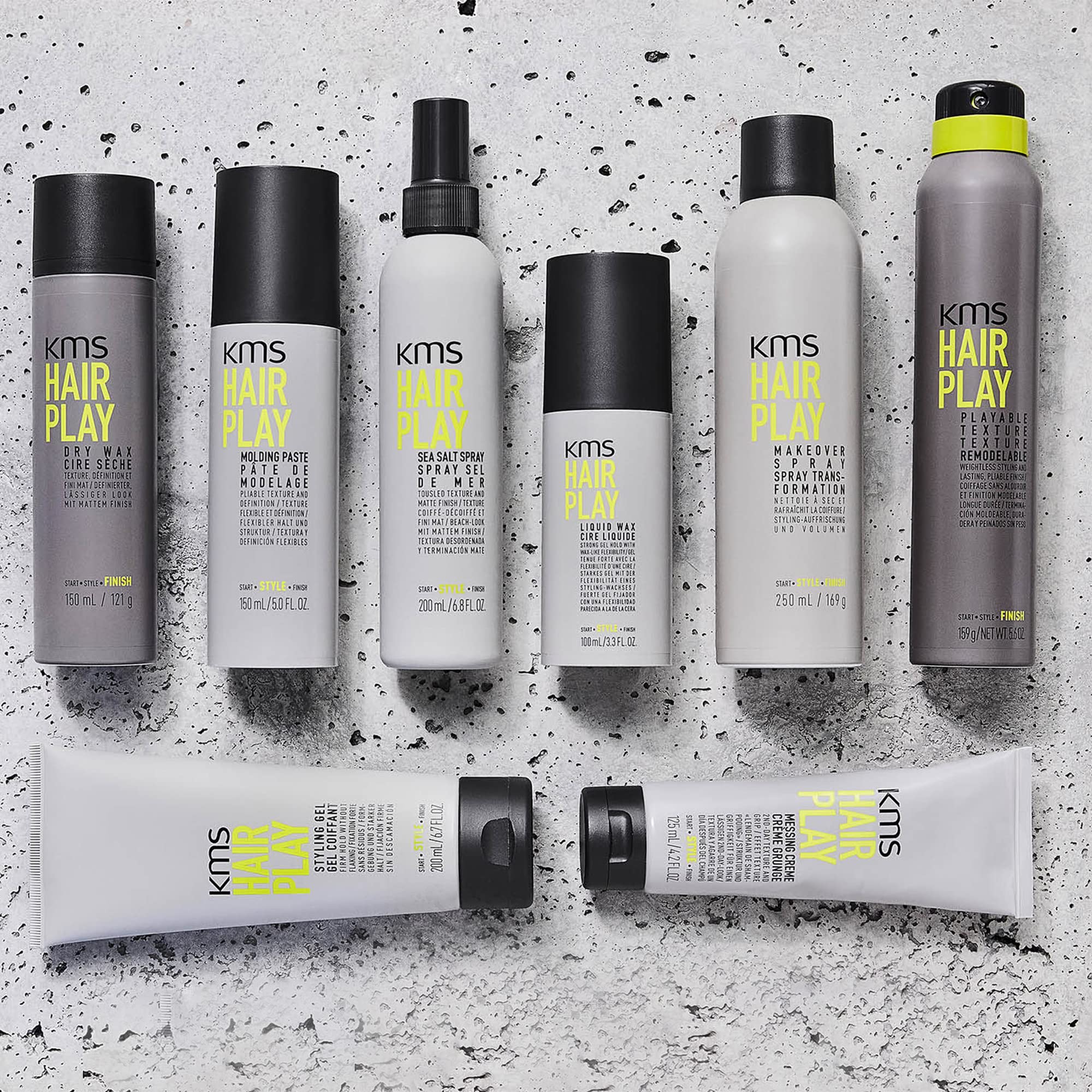 Foto 8 pulgar | Spray De Sal Marina Kms Hairplay 200 Ml Para Todo Tipo De Cabello - Venta Internacional.