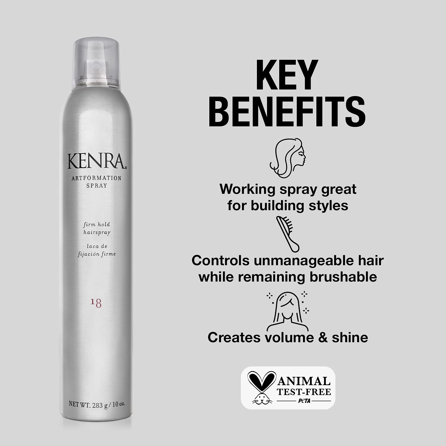 Foto 2 | Aerosol Para El Cabello Kenra Artformation 18, Fijación Firme, 300 Ml - Venta Internacional.