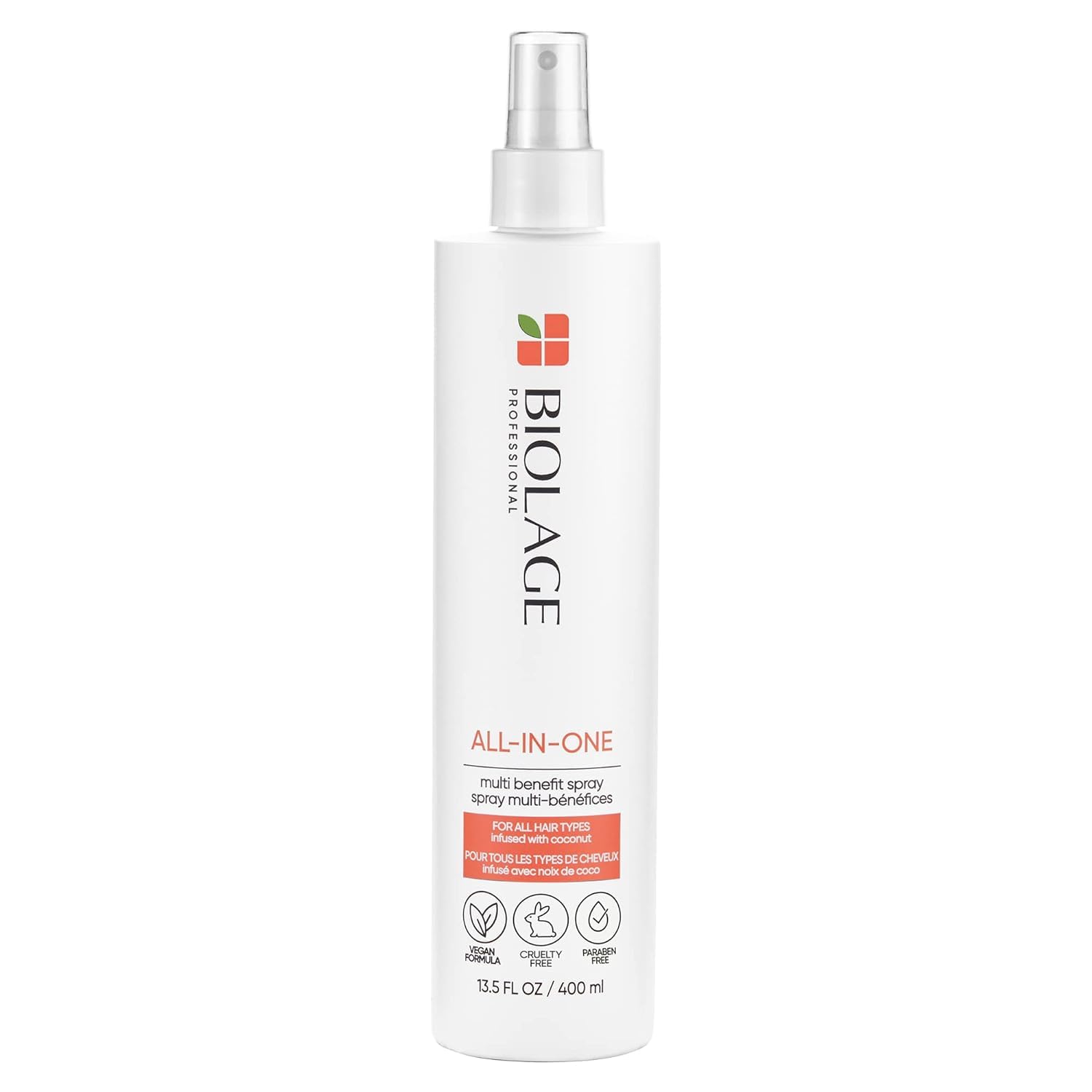 Spray De Tratamiento Biolage All-inone Con Infusión De Coco, 400 Ml - Venta Internacional.