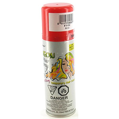 Foto 4 pulgar | Spray Para El Cabello Unique Red Neon 130 Ml (1 Unidad) Perfecto Para Eventos - Venta Internacional.