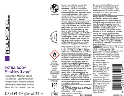Foto 6 | Agente De Peluquería Paul Mitchell Extra-body Finishing Spray - Venta Internacional.