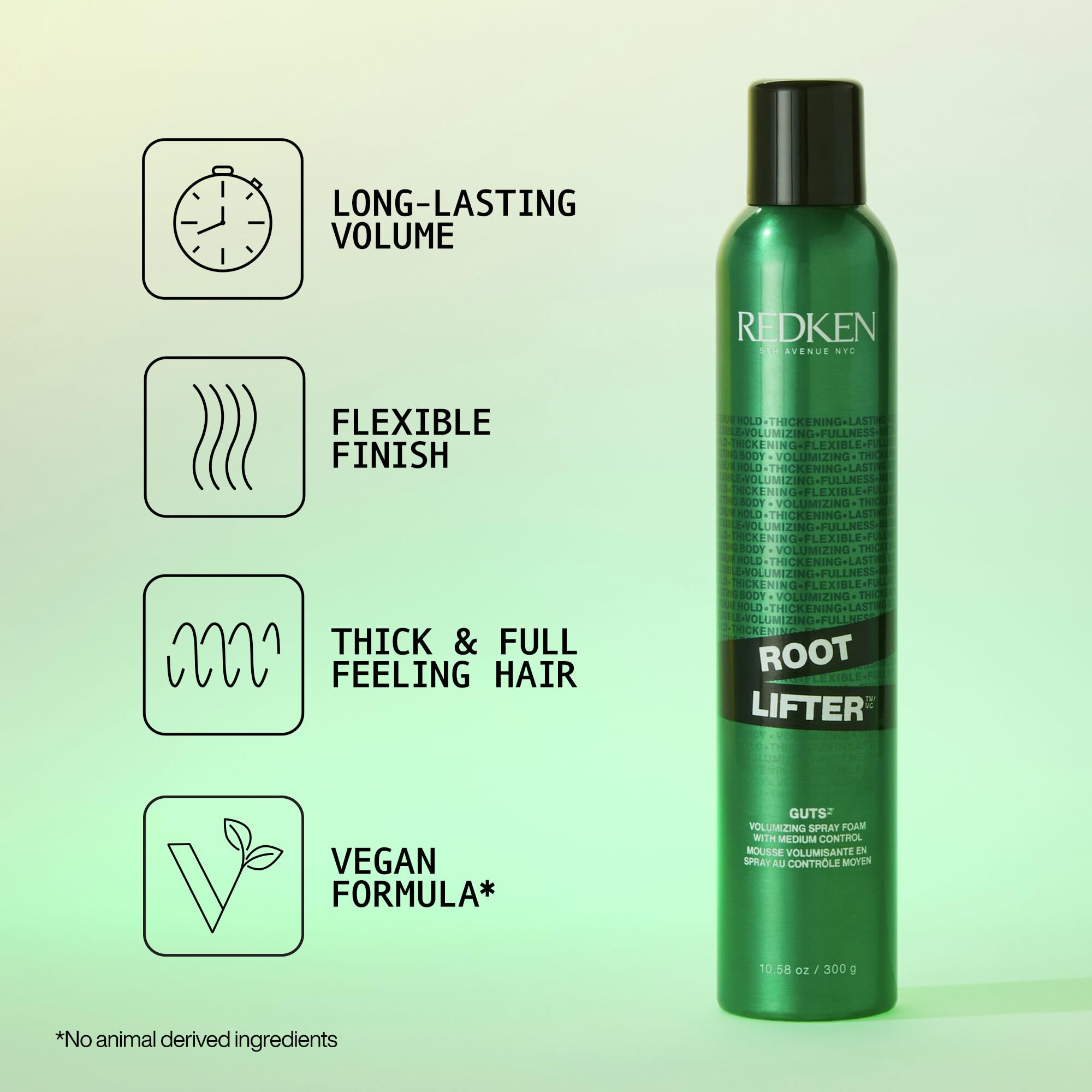 Foto 4 pulgar | Espuma Voluminizadora Redken Root Lifter, 312 Ml, Para Todo El Cabello - Venta Internacional.