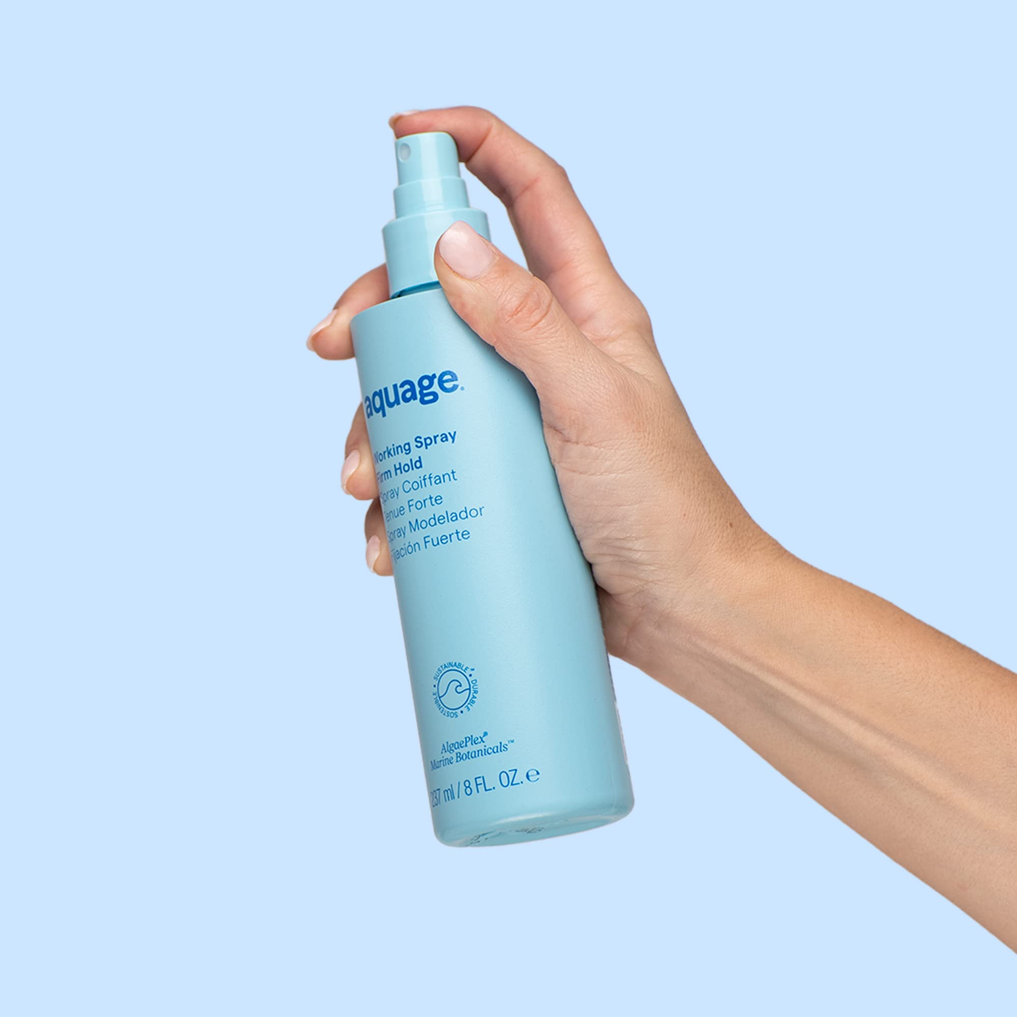 Foto 7 pulgar | Spray De Trabajo Aquage Para El Cabello, De Fijación Firme, Sin Aerosol, 240 Ml - Venta Internacional.