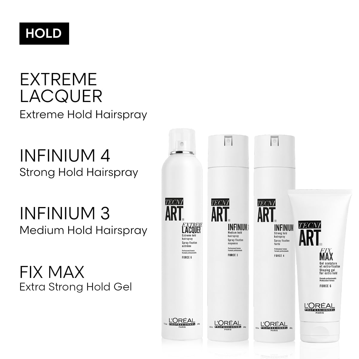 Foto 8 pulgar | Laca Para El Cabello L'oreal Professionnel Infinium 4 Strong Hold 500 Ml - Venta Internacional.