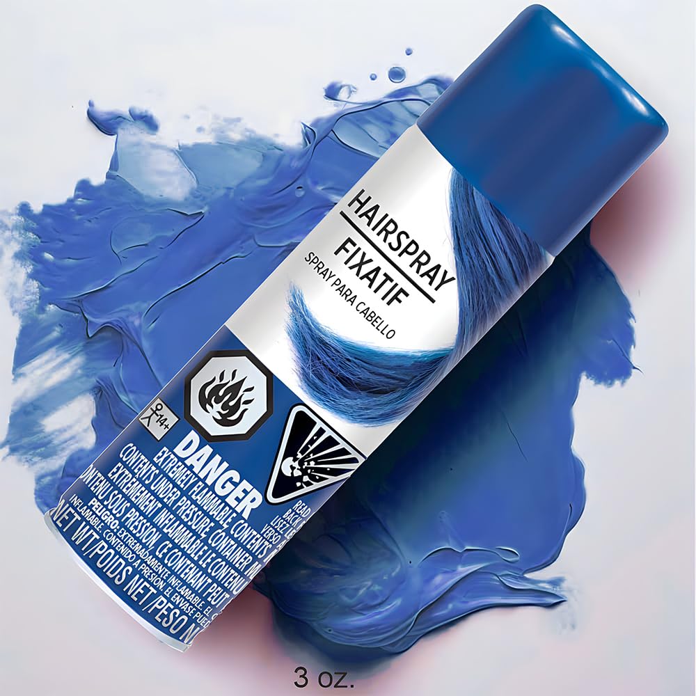 Foto 2 | Spray Para El Cabello Amscan, Hipoalergénico, Azul, 90 Ml, Perfect Party - Venta Internacional.