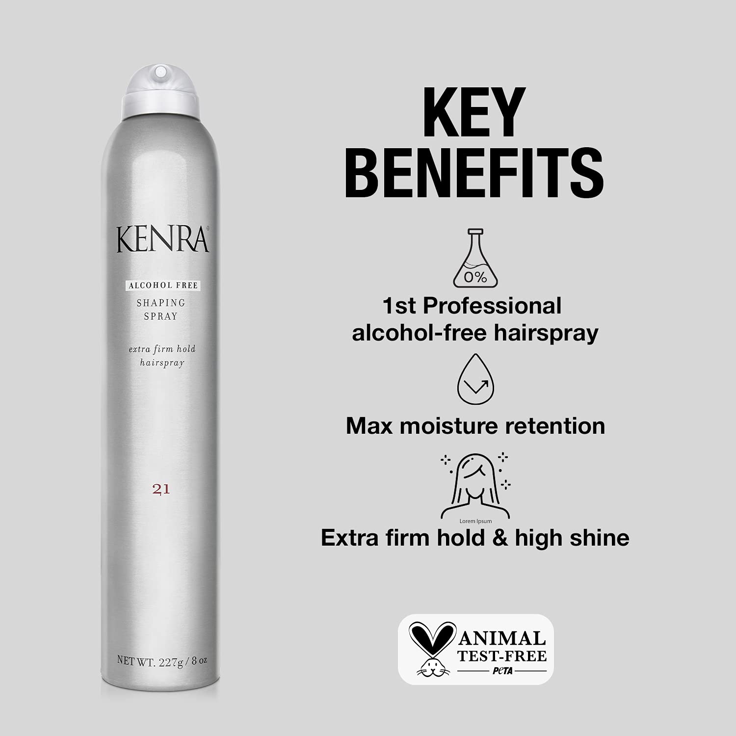 Foto 2 | Spray Modelador Kenra 21, Sin Alcohol, 237 Ml - Venta Internacional.