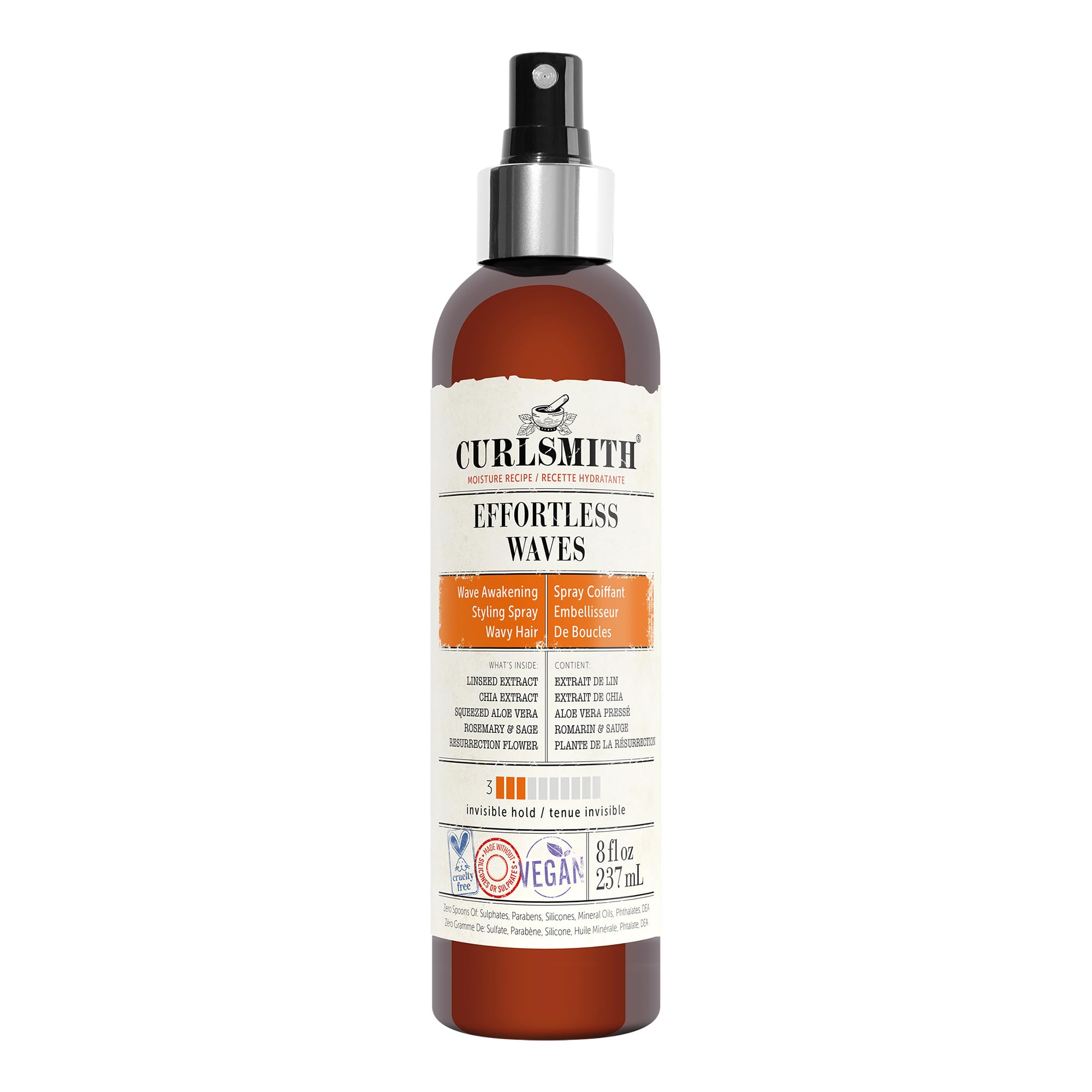 Foto 2 pulgar | Spray De Peinado Curlsmith Effortless Waves Lightweight 240 Ml - Venta Internacional.