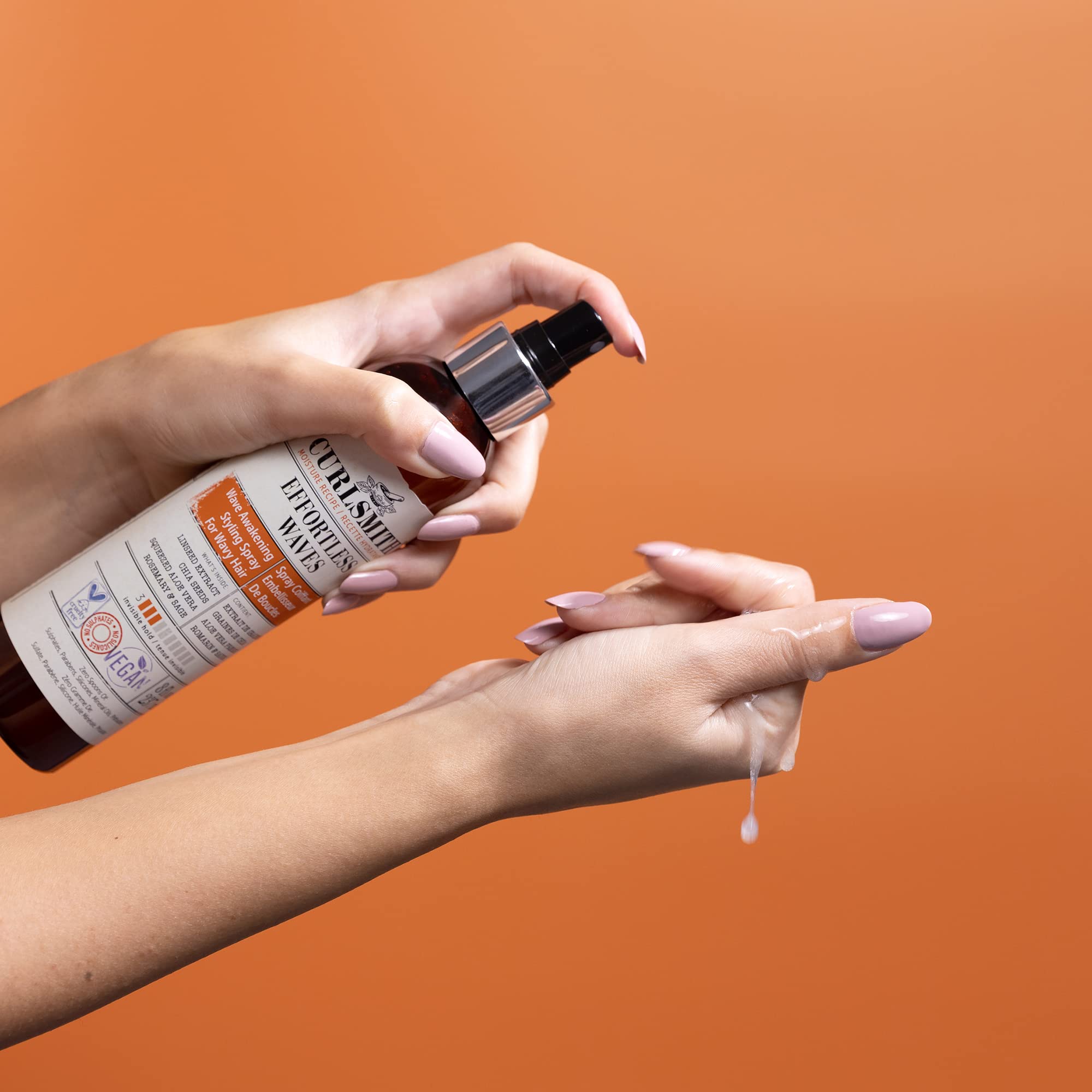 Foto 4 pulgar | Spray De Peinado Curlsmith Effortless Waves Lightweight 240 Ml - Venta Internacional.