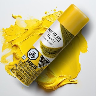 Foto 2 | Spray Para El Cabello Amscan, Hipoalergénico, Amarillo, 90 Ml, Perfect Party - Venta Internacional.