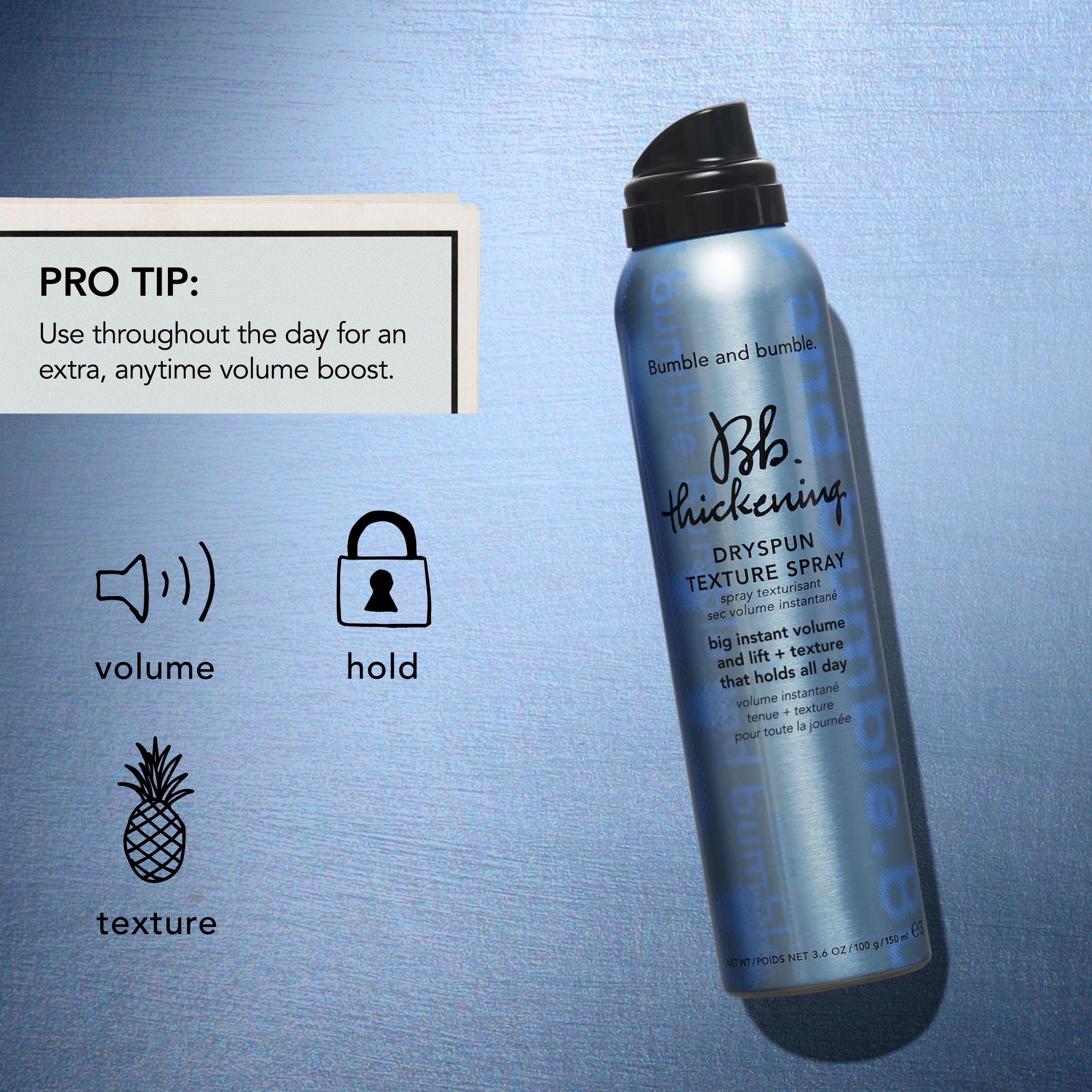 Foto 6 pulgar | Espray De Textura Bumble And Bumble, Espesante En Seco, 100 Ml - Venta Internacional.