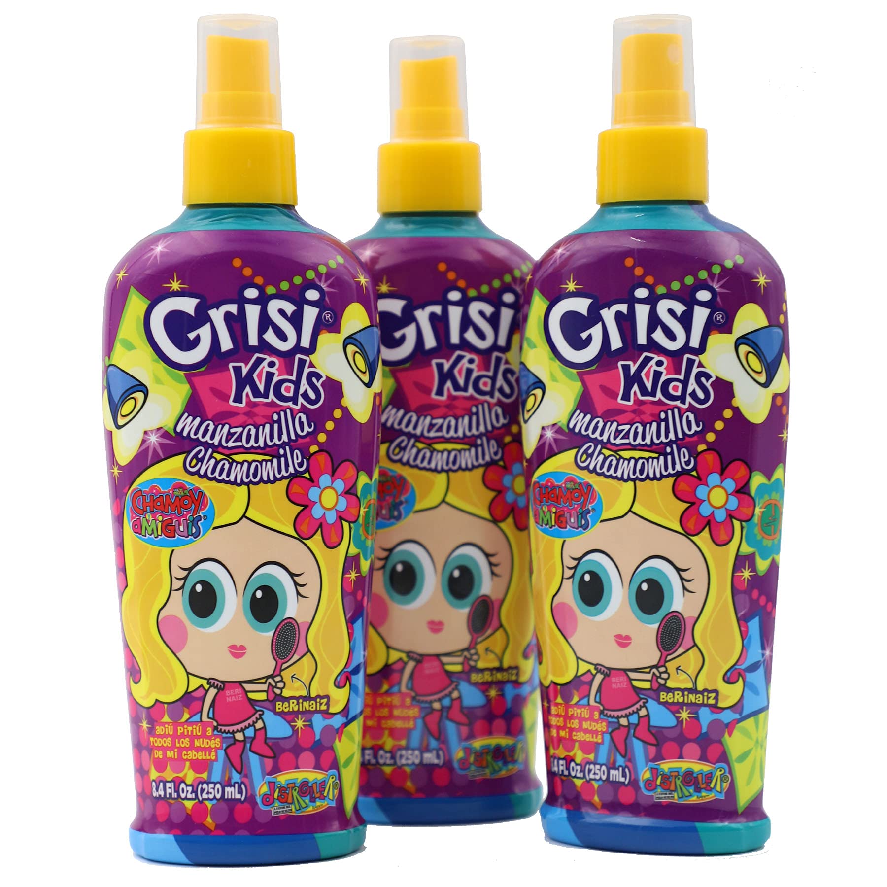 Loción Desenredante Y Aclaradora En Aerosol Grisi Kids 250 Ml X3 - Venta Internacional.