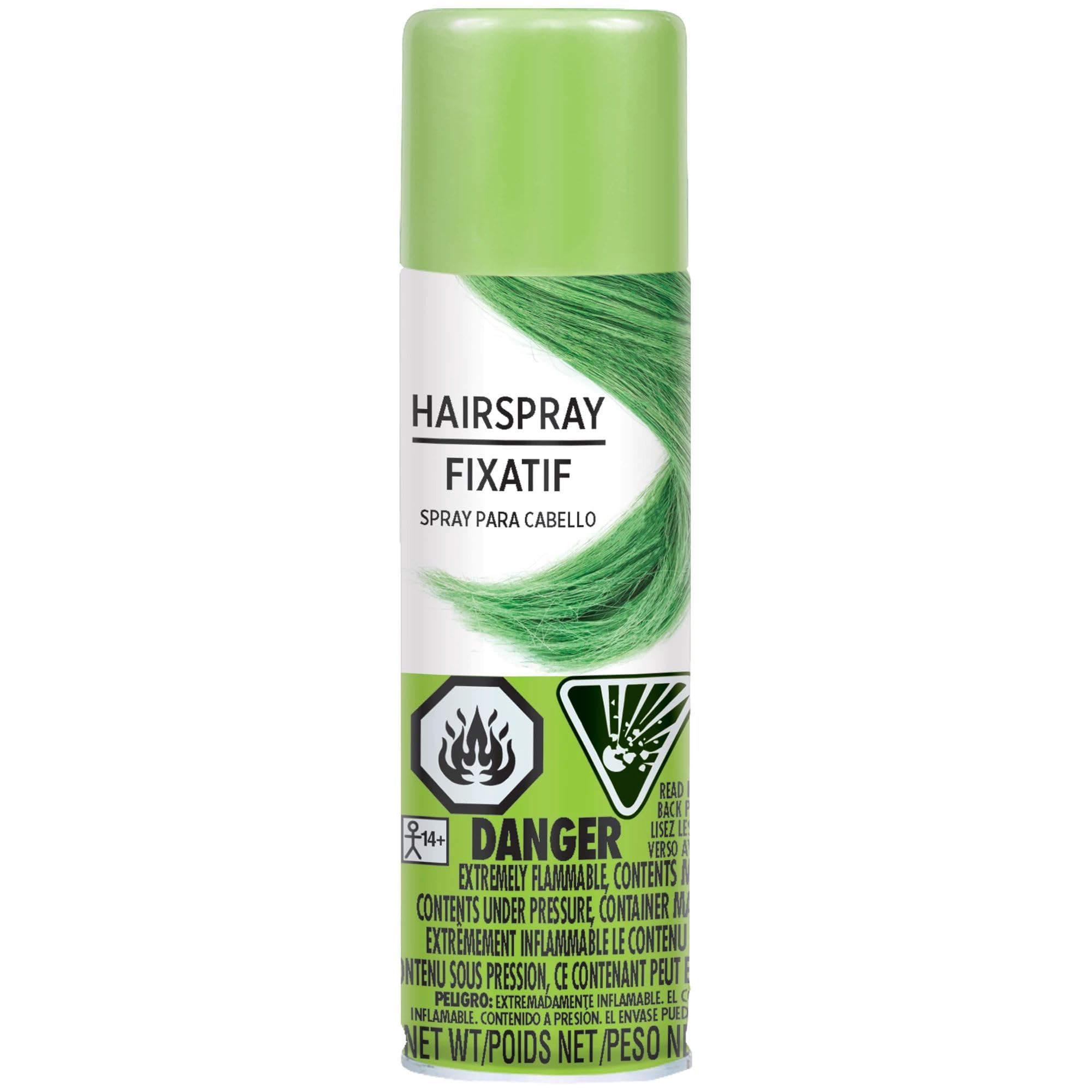 Foto 2 pulgar | Spray Para El Cabello Amscan Hipoalergénico, Verde Kiwi, 90 Ml, Perfect Party - Venta Internacional.