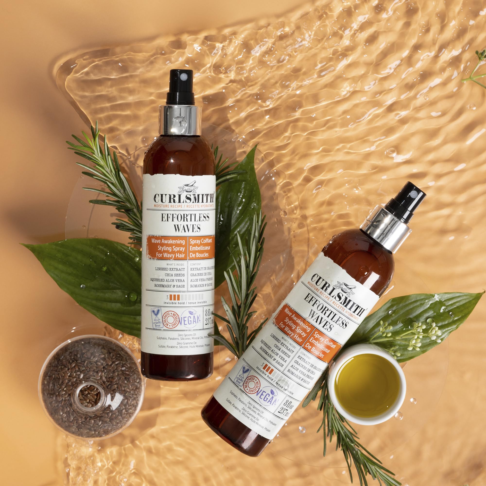 Foto 6 pulgar | Spray Para Peinar Curlsmith Effortless Waves, 59 Ml/2 Fl Oz, Vegano - Venta Internacional.