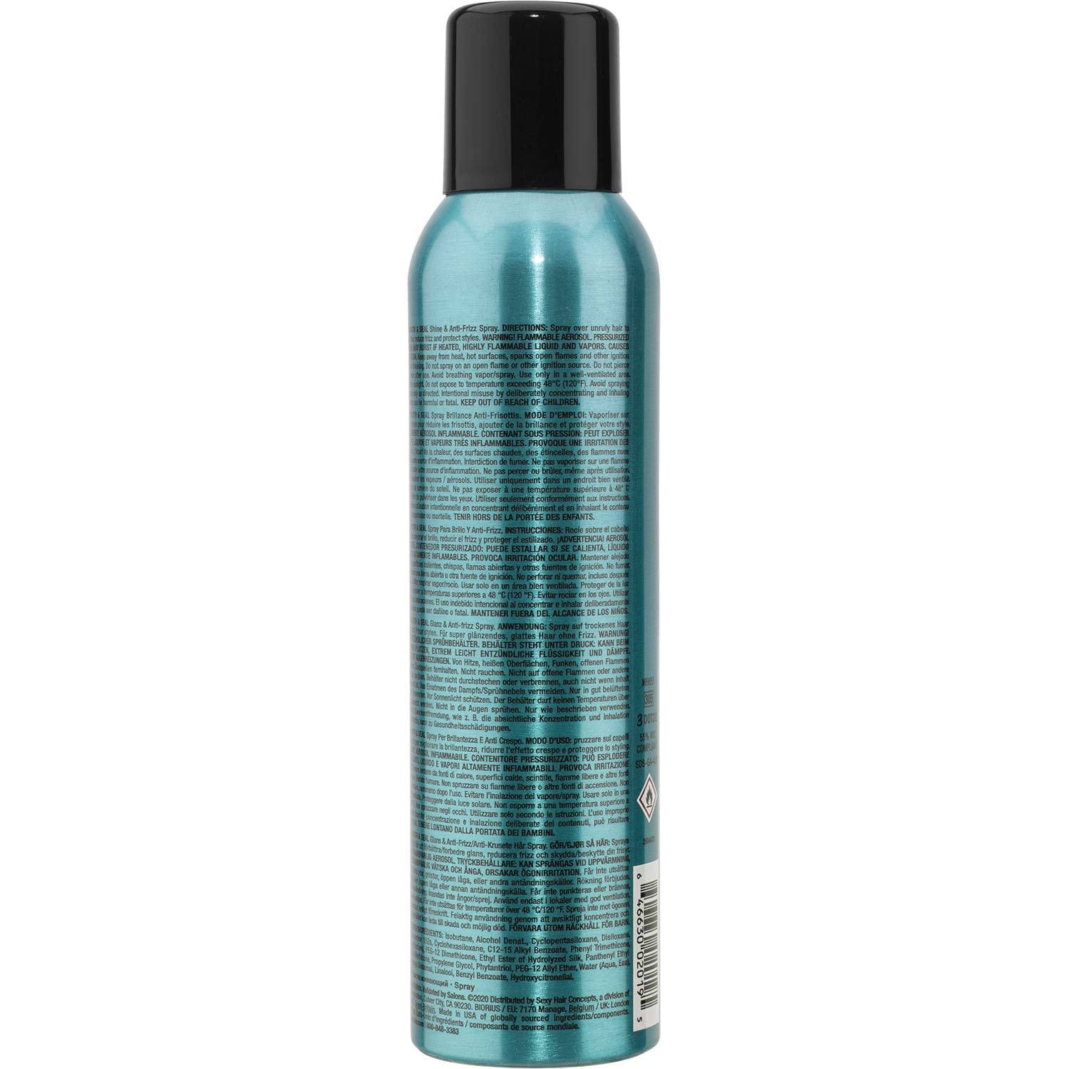 Foto 3 pulgar | Spray Antiencrespamiento Y Brillo Sexyhair Healthy Smooth 180 Ml - Venta Internacional.