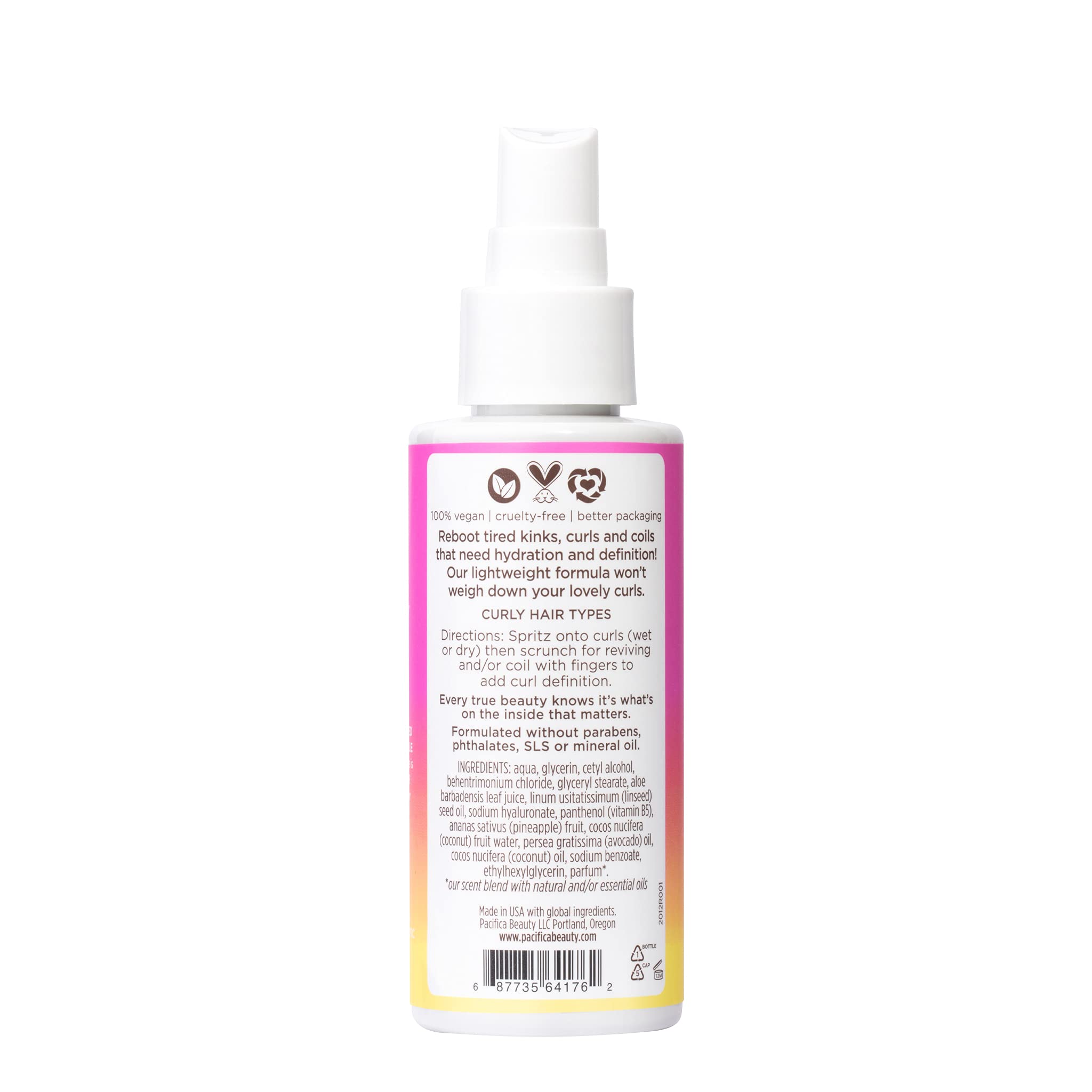 Foto 7 pulgar | Refresher Mist Pacifica Pineapple Curls 120 Ml Para Mujer - Venta Internacional.