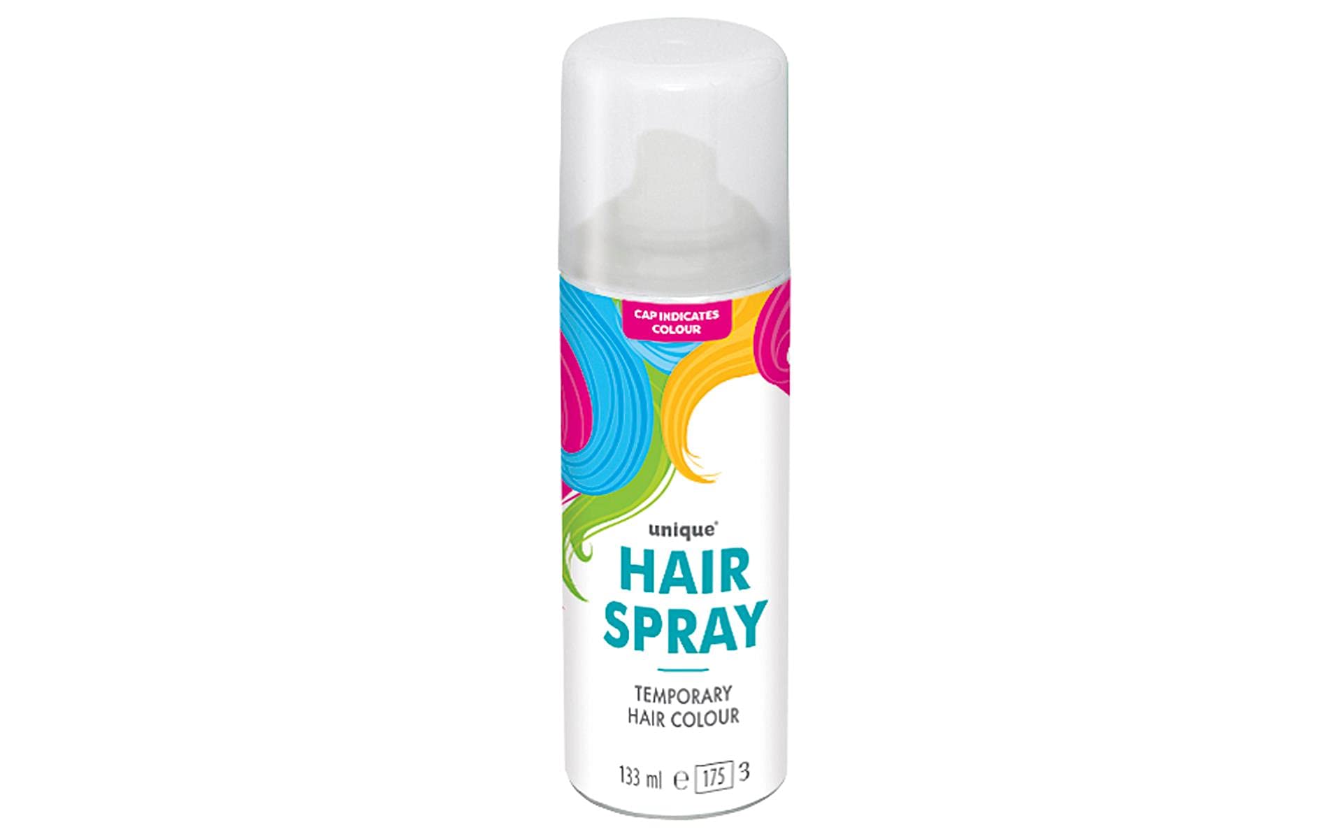 Spray Para El Cabello Unique White Neon 133 Ml, Fácil De Aplicar Y Lavar - Venta Internacional.