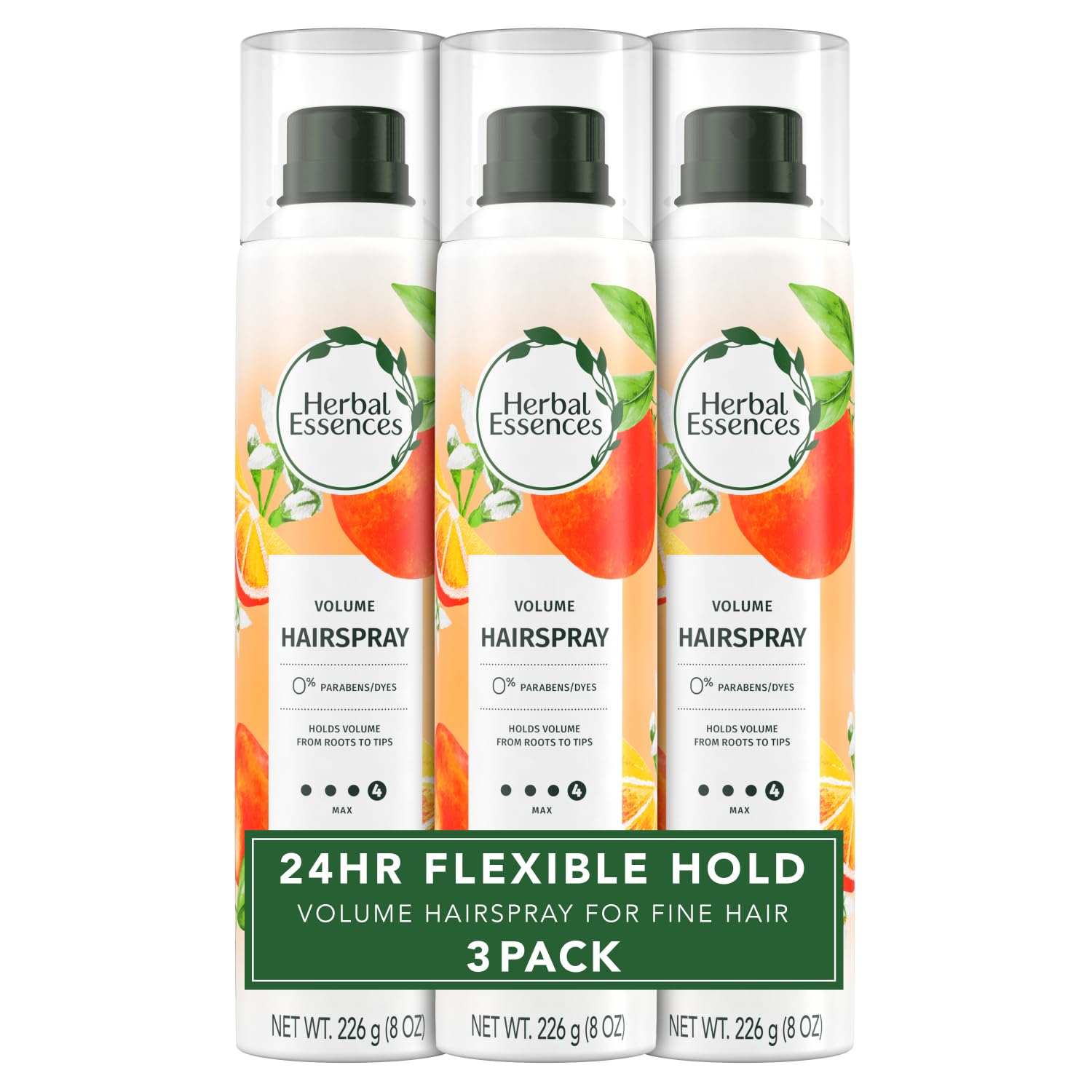 Laca Para El Cabello Herbal Essences, Voluminizadora, Fijación Fuerte, 710 Ml, X3 - Venta Internacional.