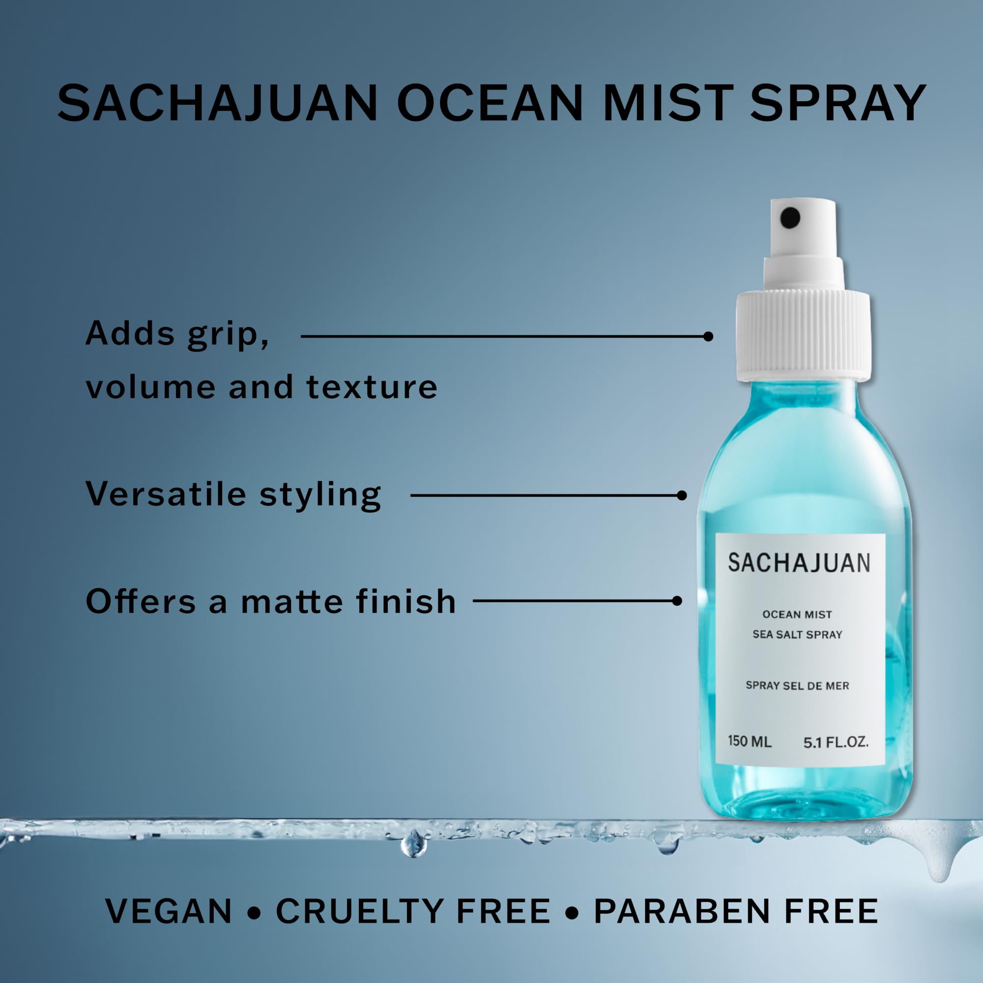 Foto 3 pulgar | Spray De Sal Marina Sachajuan Ocean Mist 150 Ml - Venta Internacional.