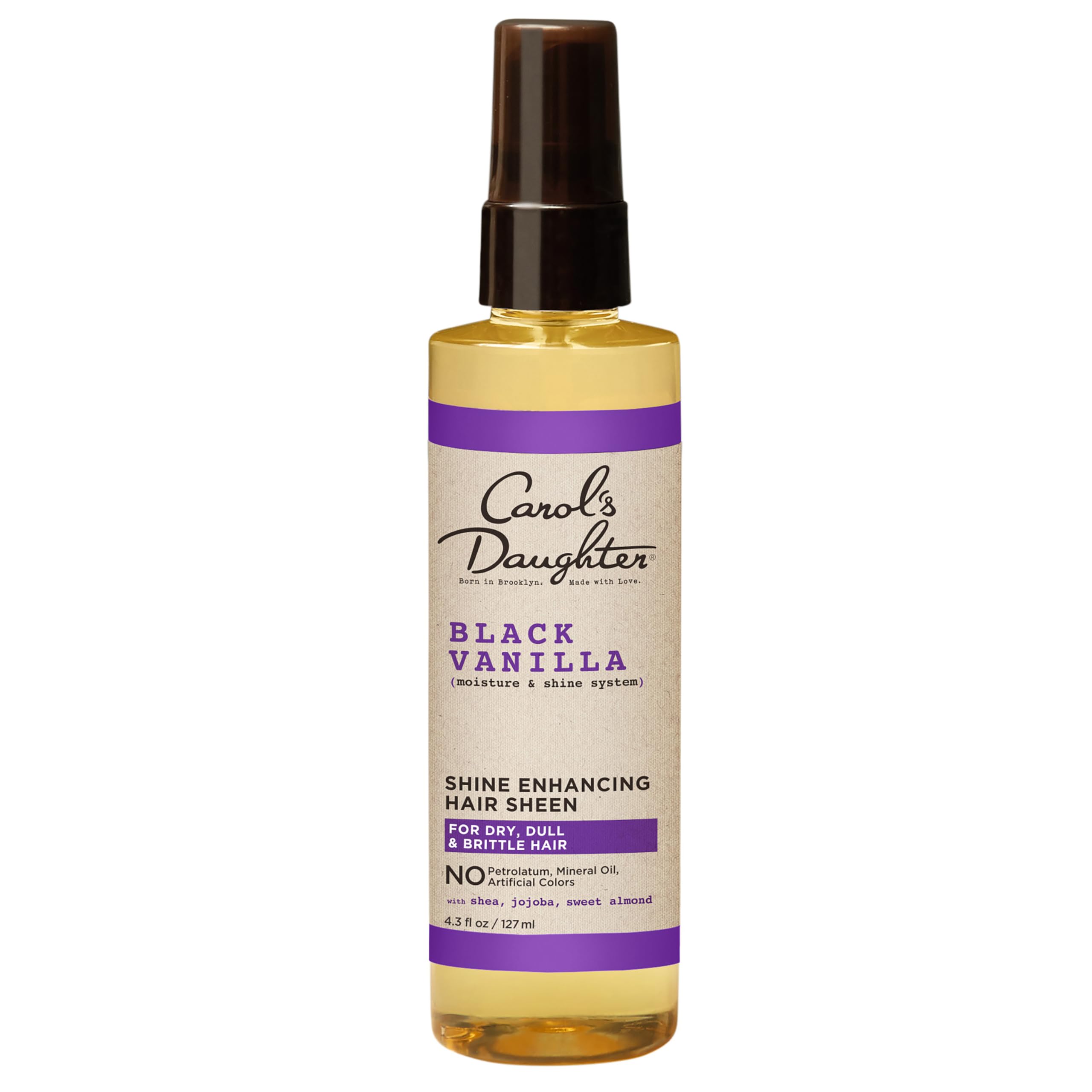 Spray De Brillo Para El Cabello Carol's Daughter, Vainilla Negra, 125 Ml - Venta Internacional.