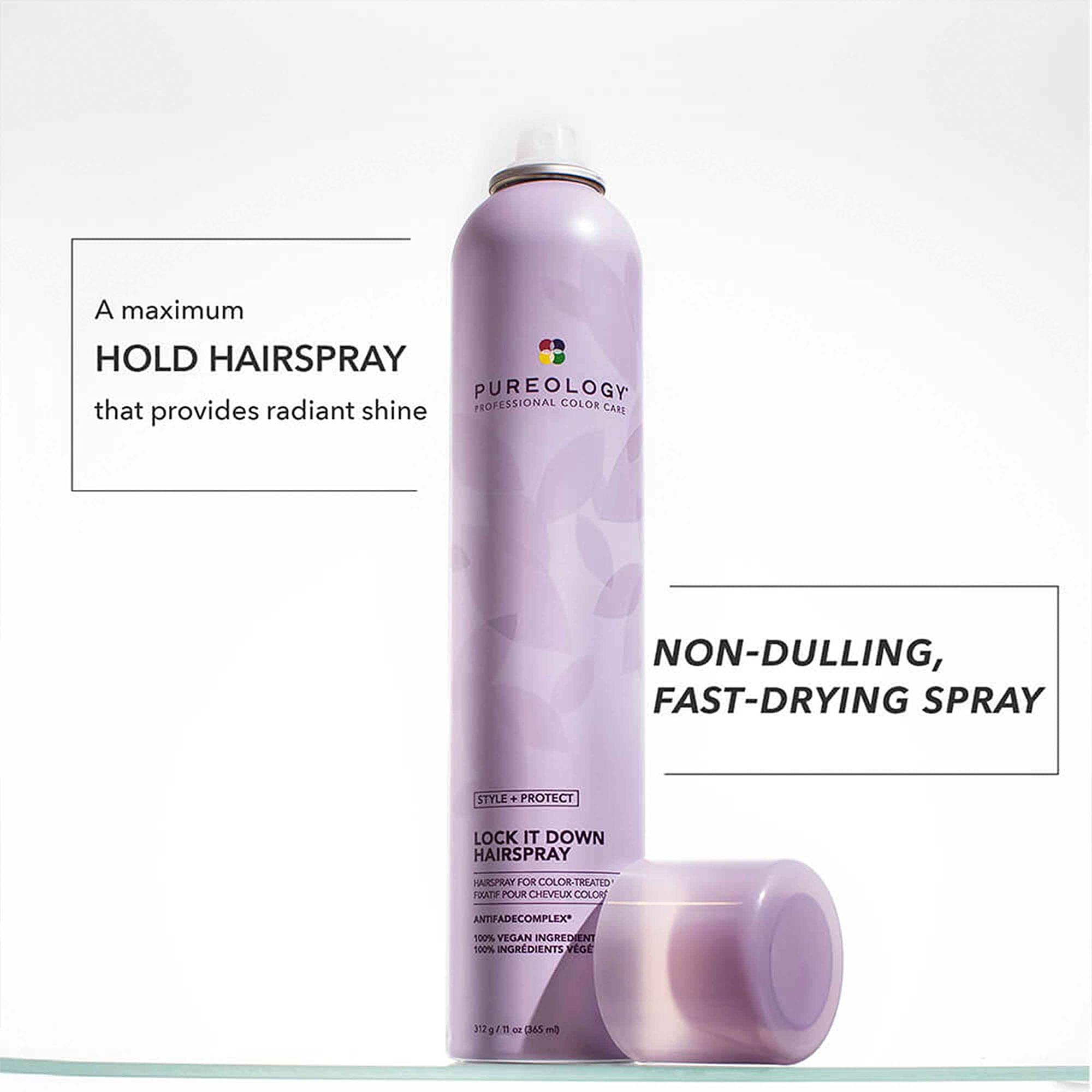 Foto 3 pulgar | Laca Para El Cabello Pureology Style + Protect Lock It Down 325 Ml - Venta Internacional.