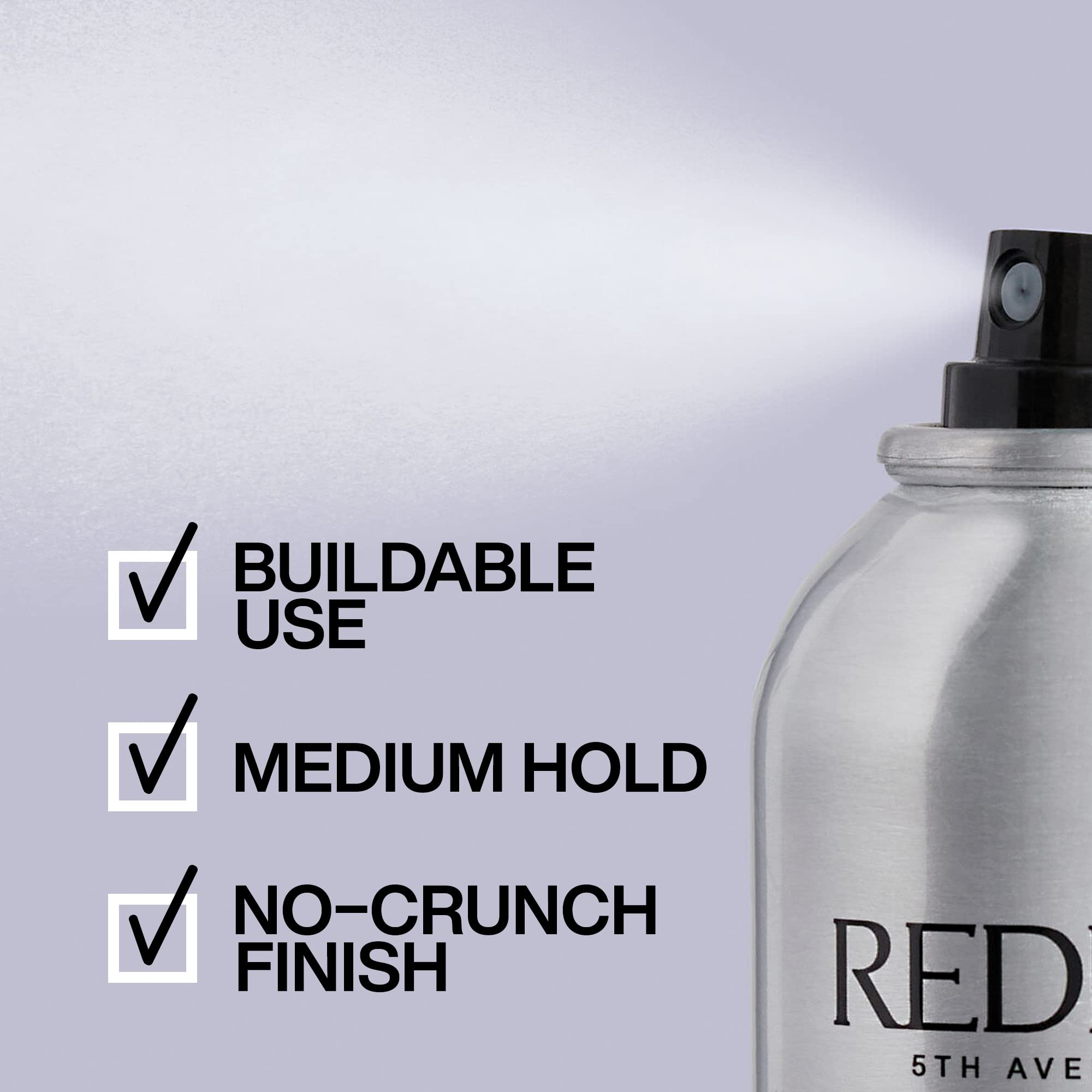 Foto 7 | Hairspray Redken Brusable 12, Flexible, De Fijación Media, 55 Ml - Venta Internacional.