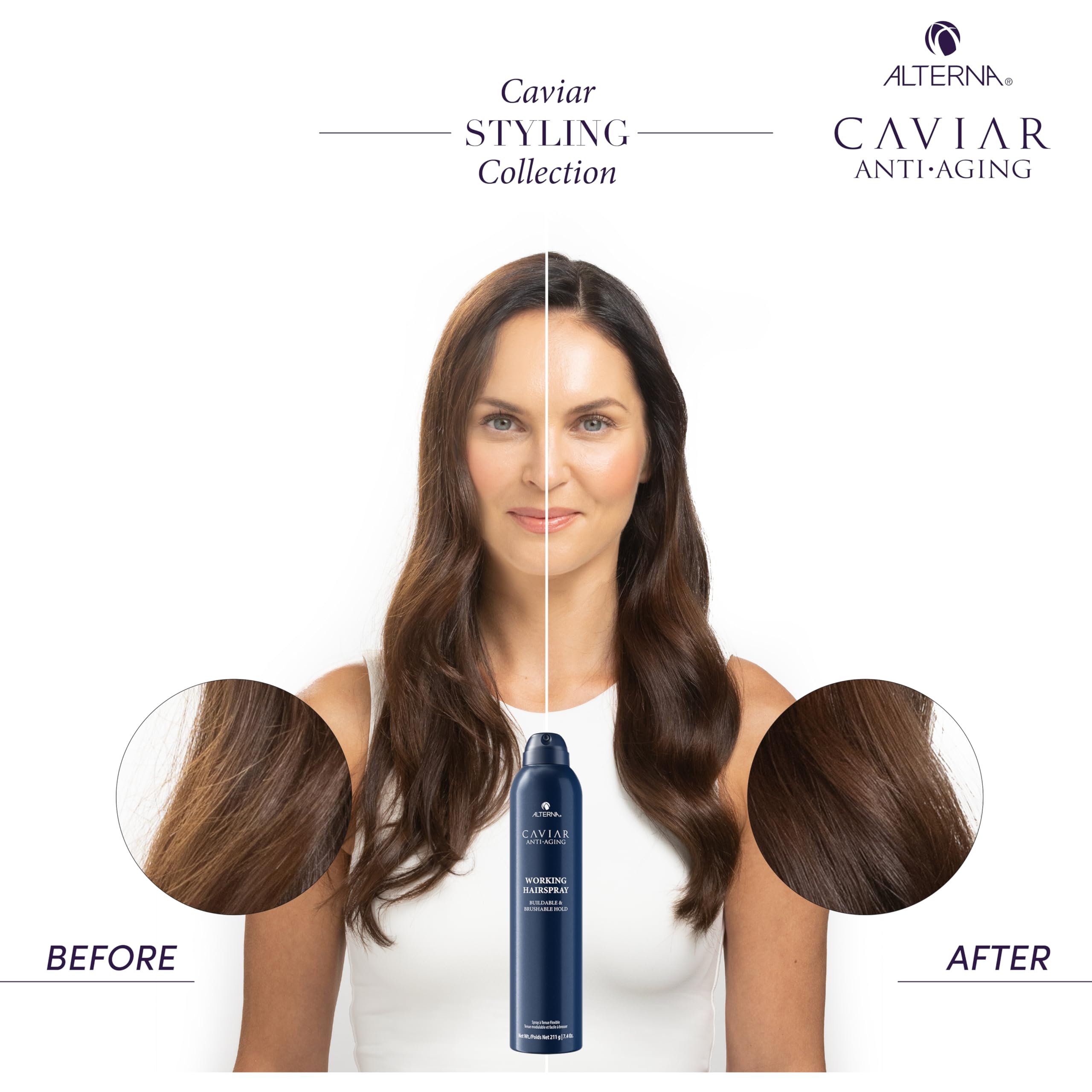 Foto 7 pulgar | Laca Para El Cabello Alterna Caviar Working Buildable Holder, 220 Ml - Venta Internacional.