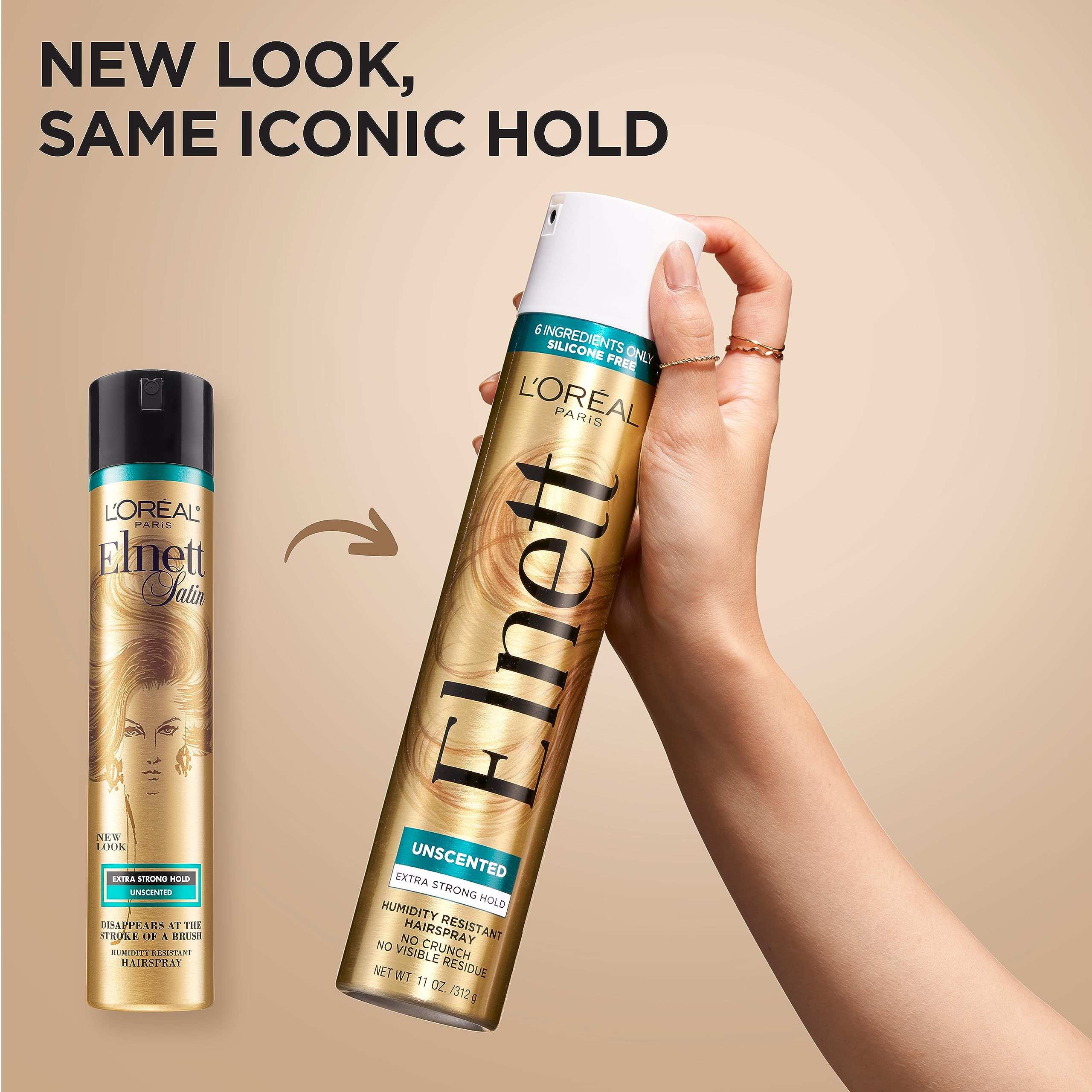 Foto 3 pulgar | Spray para Cabello L'Oreal Paris Elnett Satin de 59.6 g-Venta Internacional