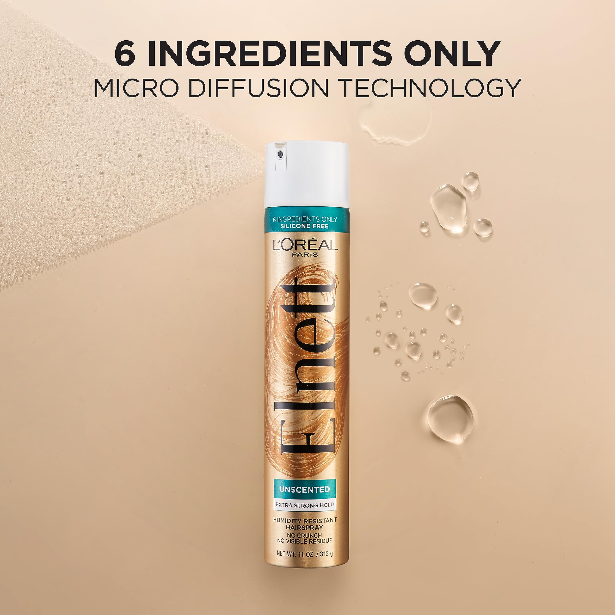 Foto 6 pulgar | Spray para Cabello L'Oreal Paris Elnett Satin de 59.6 g-Venta Internacional