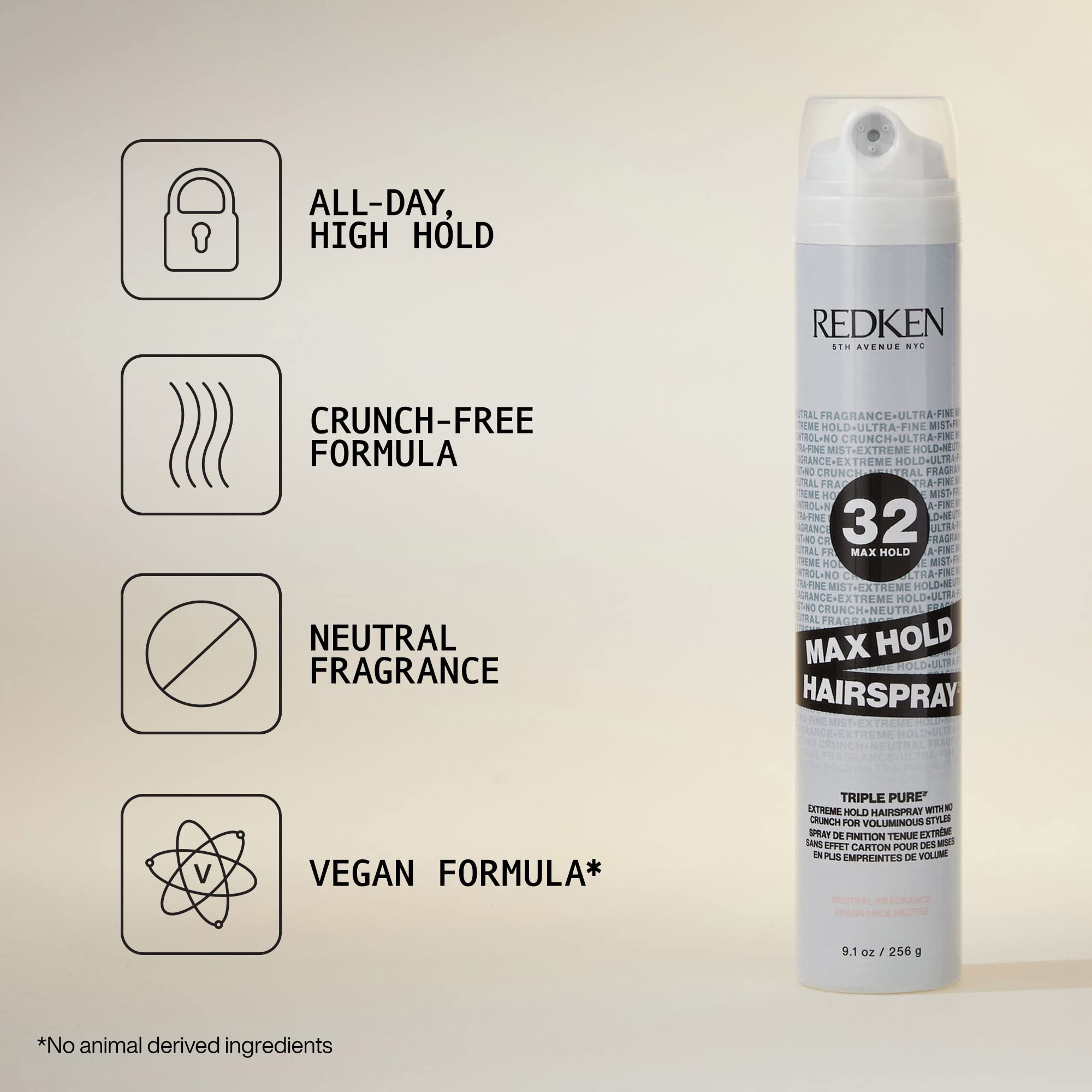 Foto 5 pulgar | Laca Para El Cabello Redken Max Hold Neutral 32 Extreme High Hold 300 Ml - Venta Internacional.