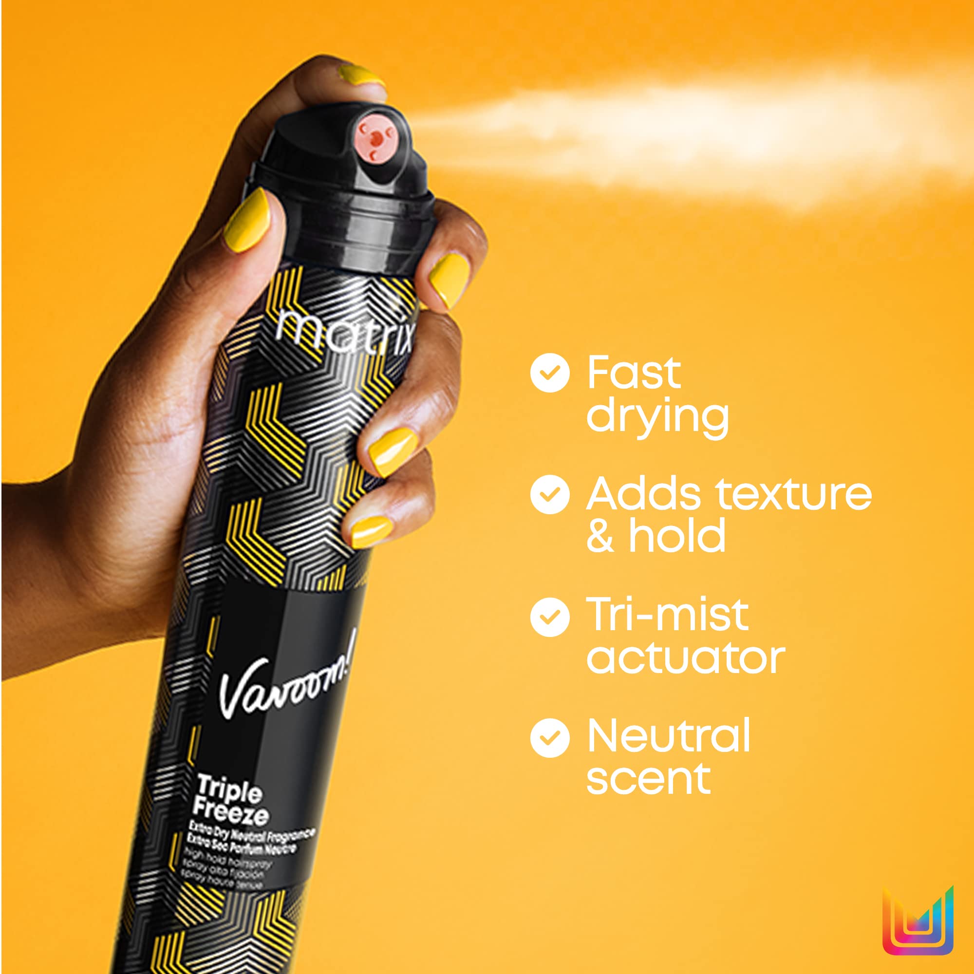 Foto 4 pulgar | Laca Para El Cabello Matrix Vavoom Triple Freeze Extra Dry 265 Ml - Venta Internacional.