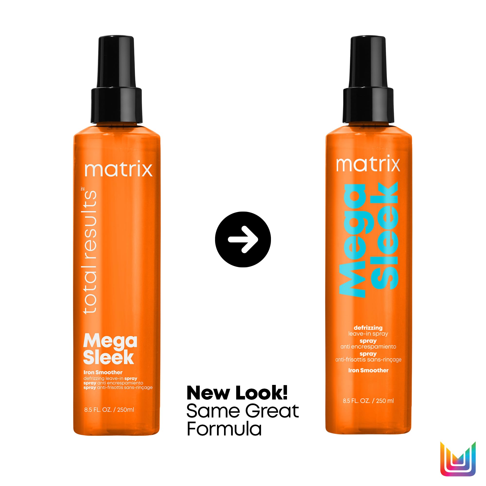 Foto 3 pulgar | Spray Matrix Mega Sleek Iron Smoother Antifrizzing 250 Ml - Venta Internacional.