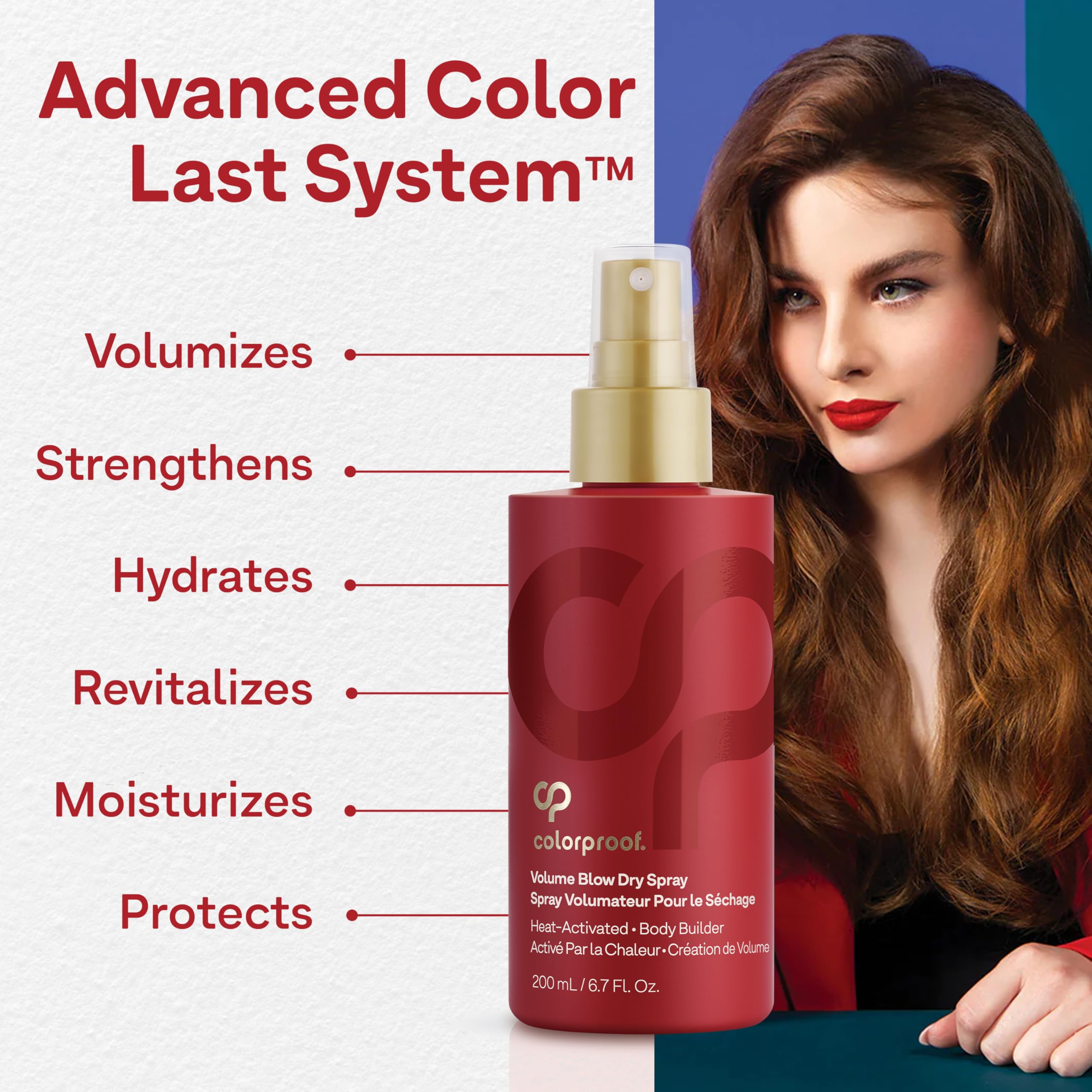 Foto 6 pulgar | Spray Colorproof Volume Blow Dry De 200 Ml Para Cabello Fino Teñido - Venta Internacional.