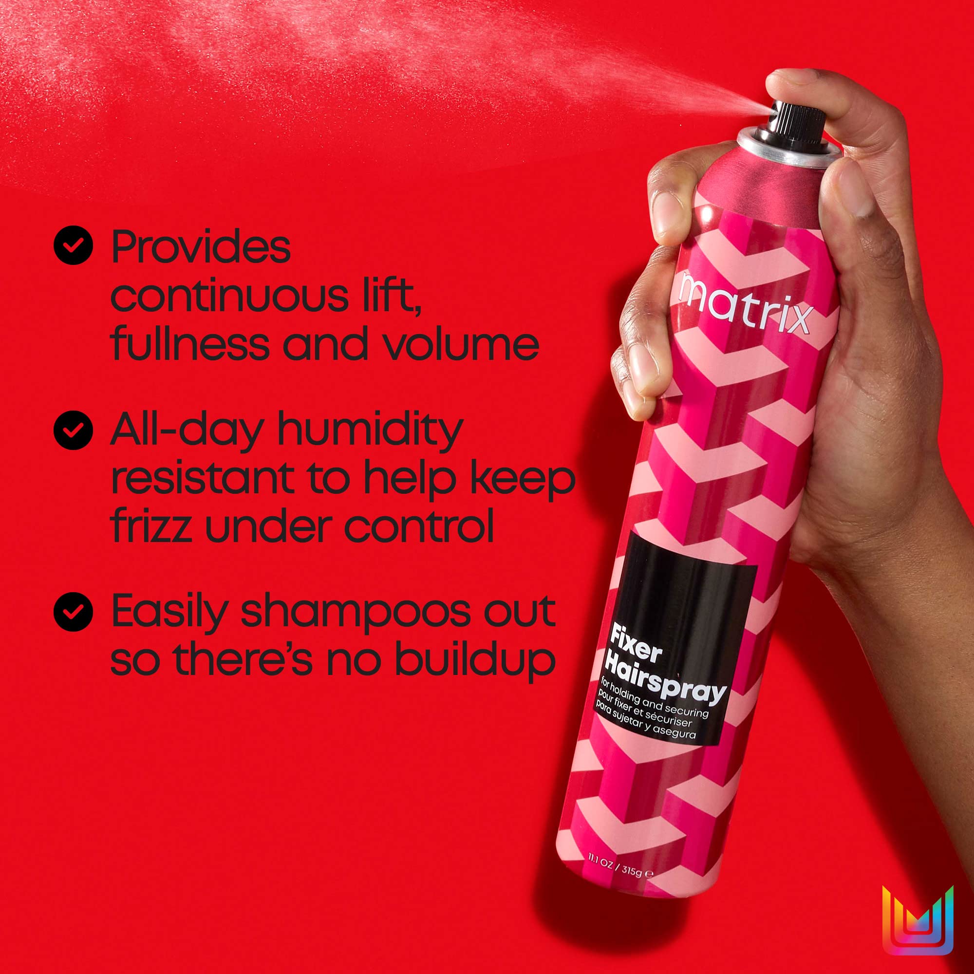 Foto 2 | Fijador Para Peinar Hairspray Matrix, Sin Escamas, 330 Ml, Fijación Flexible - Venta Internacional.