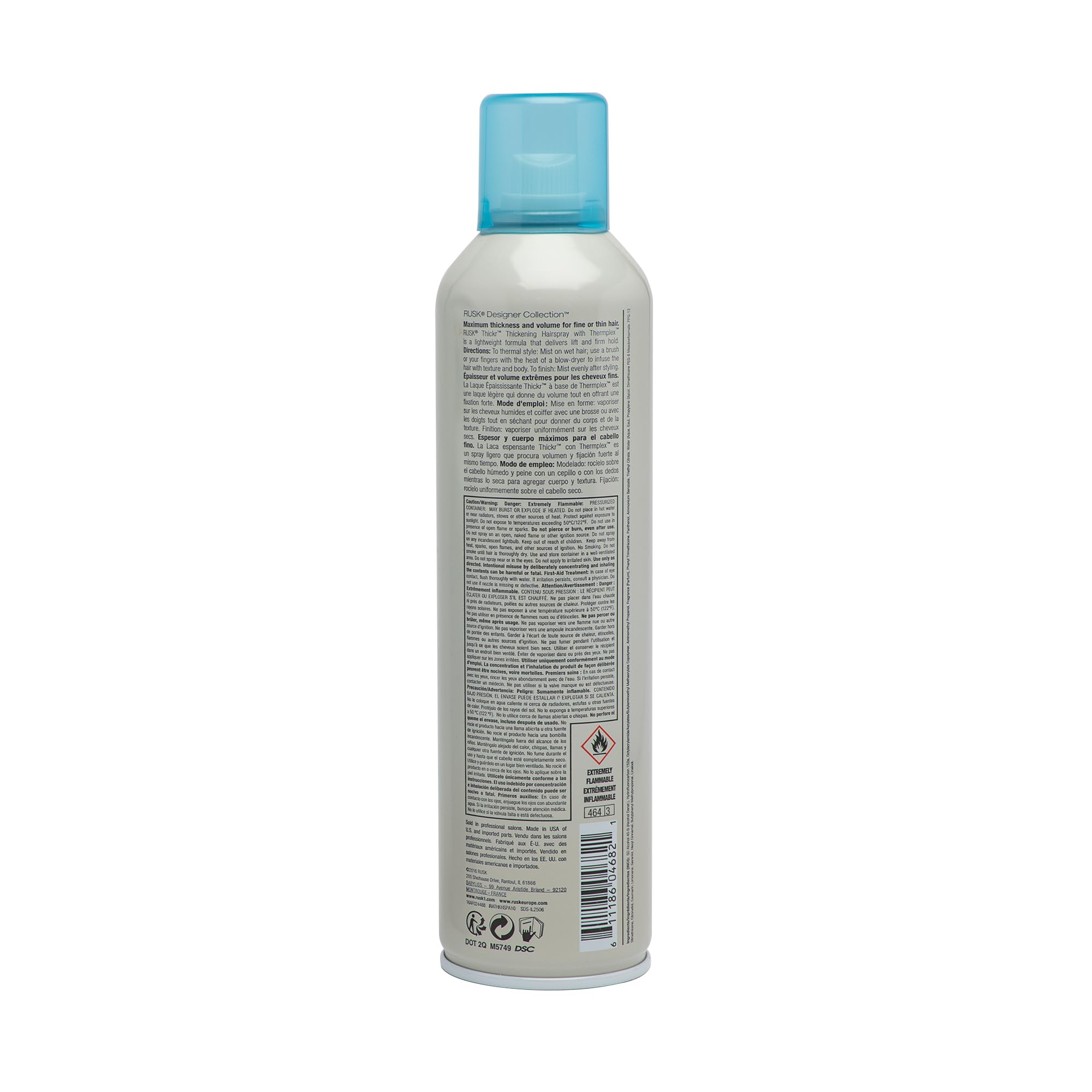 Foto 3 pulgar | Hairspray Rusk Thickening Extra-hold, Bloqueadores Uv De 300 Ml - Venta Internacional.