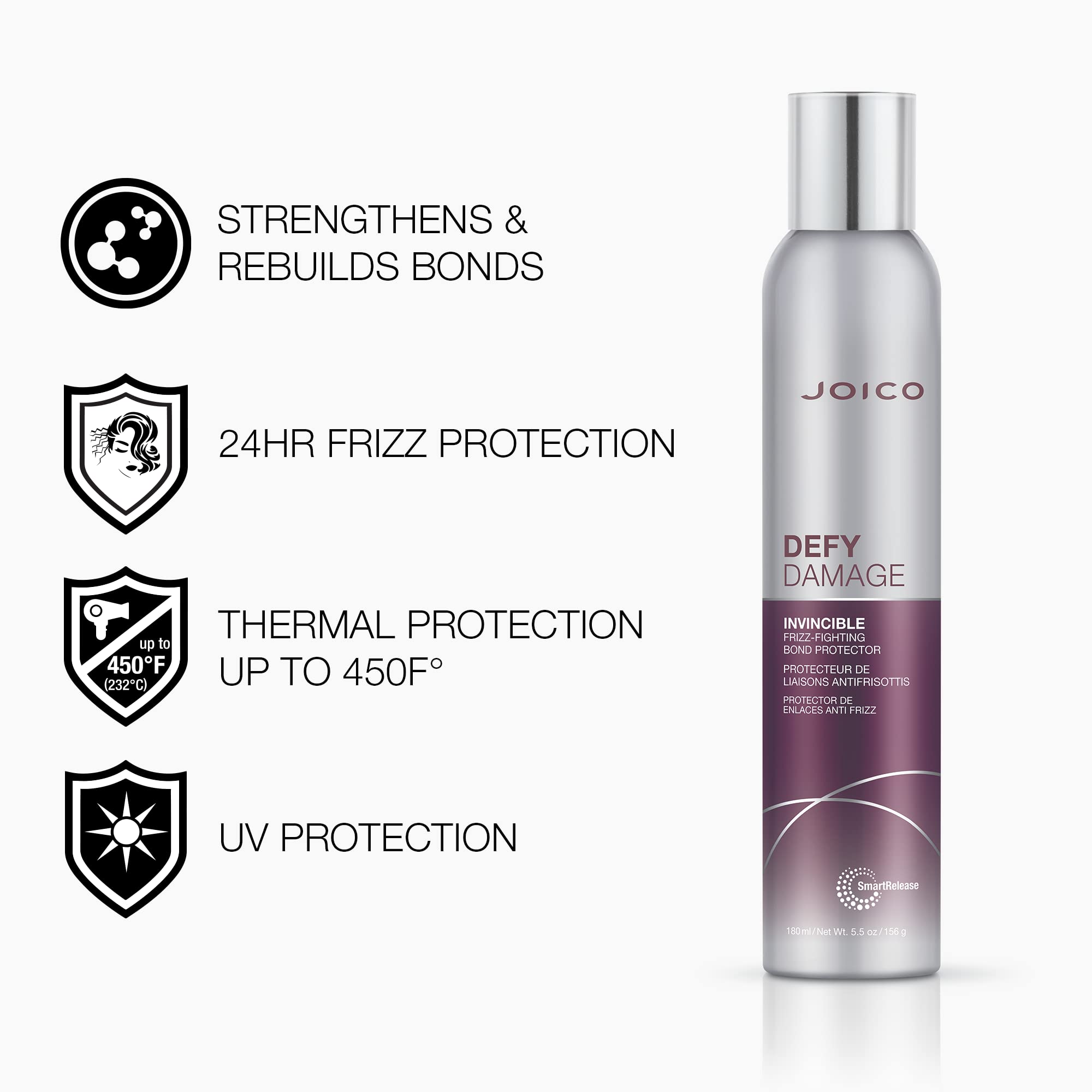 Foto 4 pulgar | Protector Capilar Joico Defy Damage Invincible 180 Ml - Venta Internacional.