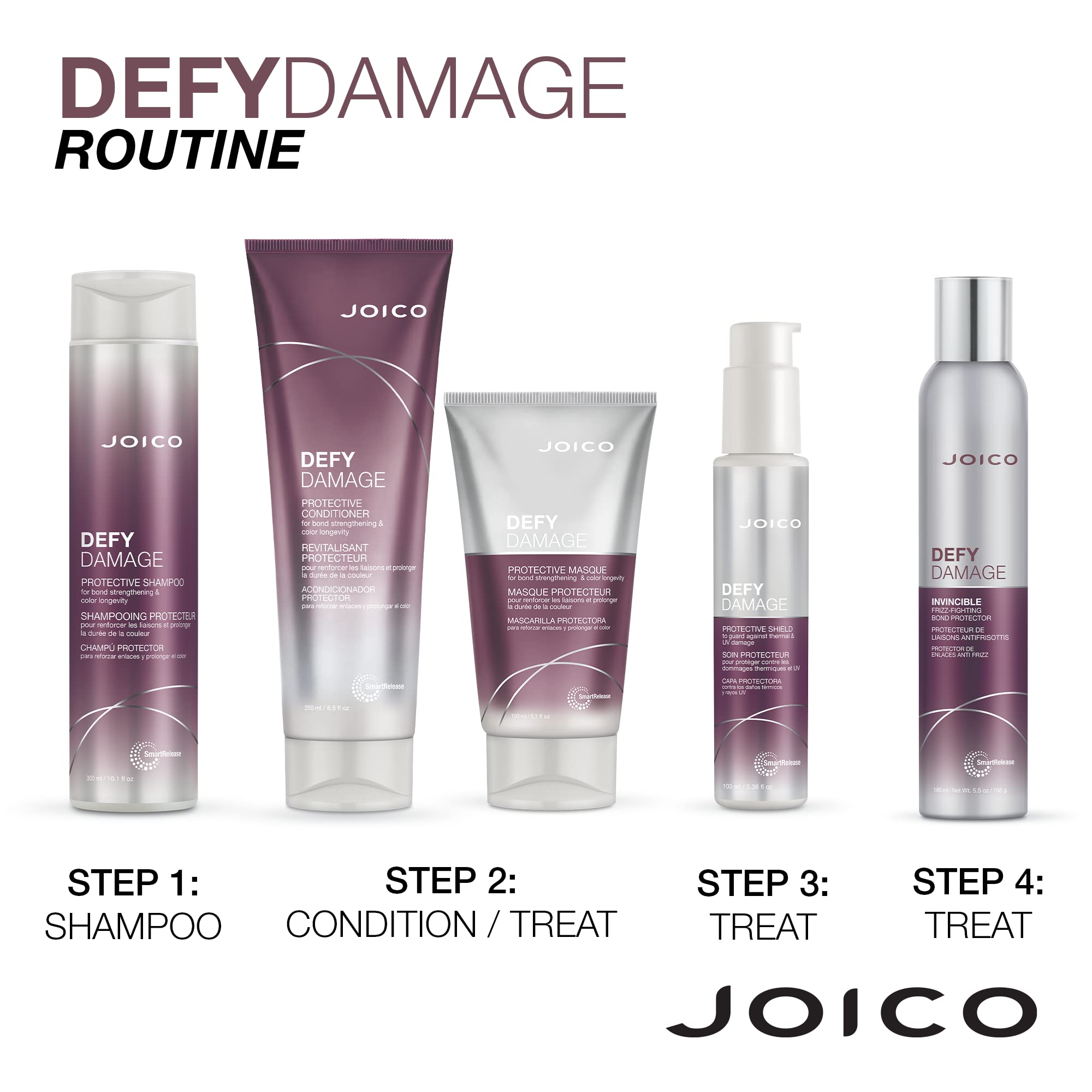 Foto 7 pulgar | Protector Capilar Joico Defy Damage Invincible 180 Ml - Venta Internacional.