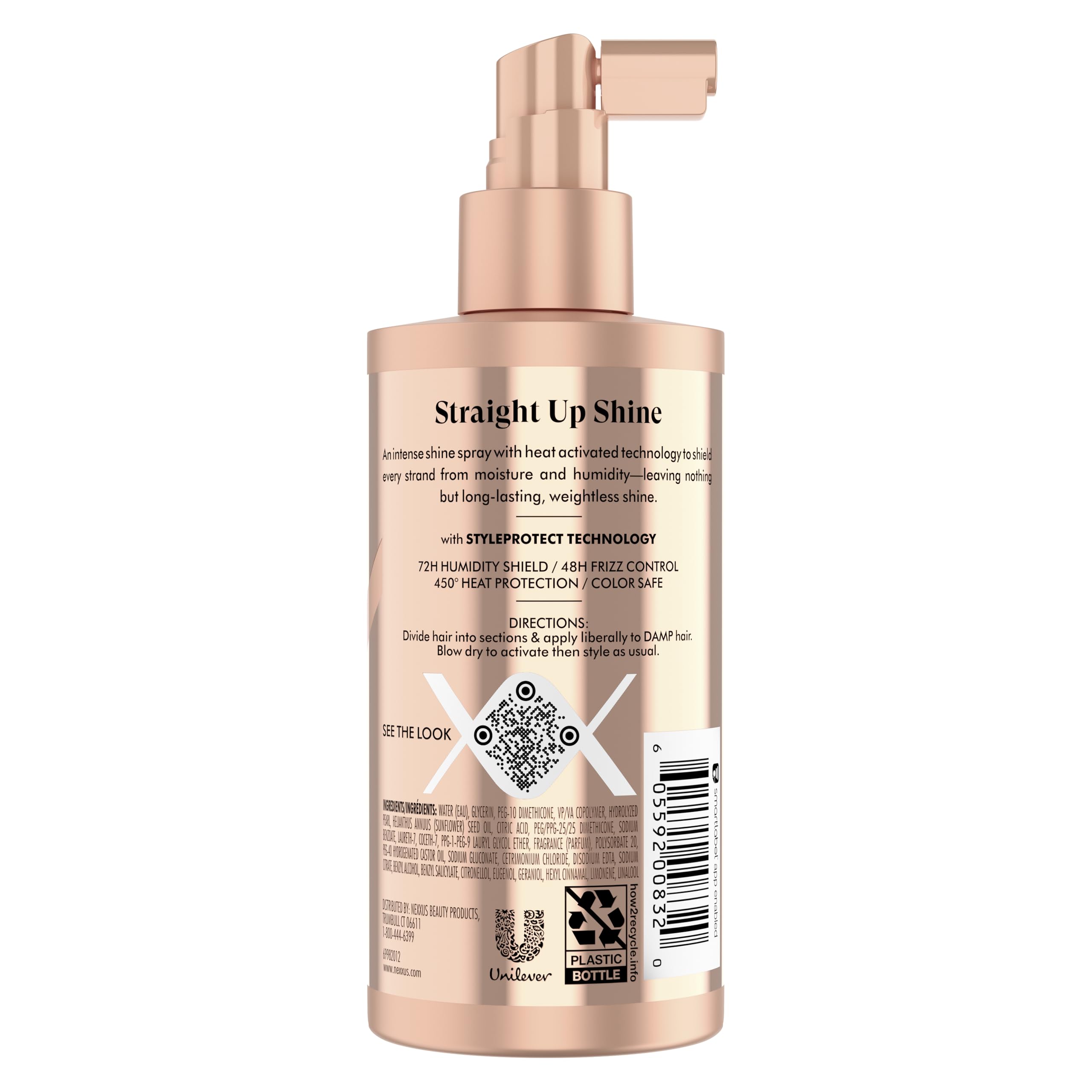 Foto 4 pulgar | Spray Antihumedad Nexxus Epic Shine Heat Protect 240 Ml - Venta Internacional.