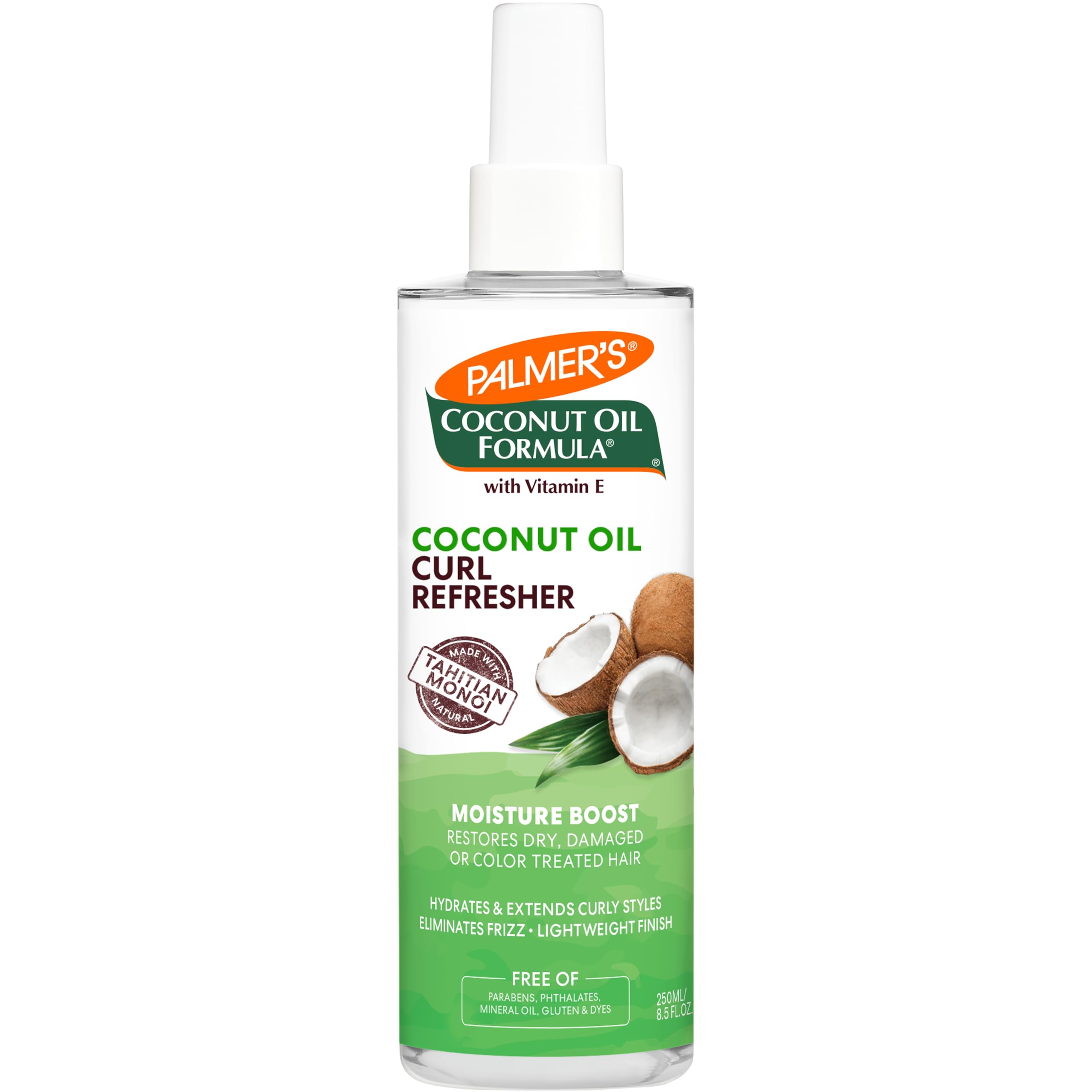 Spray Refrescante Para Rizos, Aceite De Coco Palmer's, 250 Ml, Hidratante - Venta Internacional.