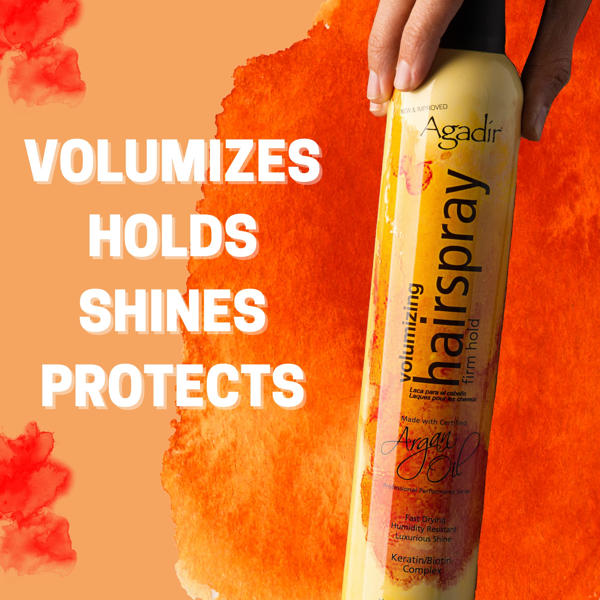 Foto 4 | Spray Para El Cabello Agadir Voluminizing Firm Hold 310 Ml - Venta Internacional.