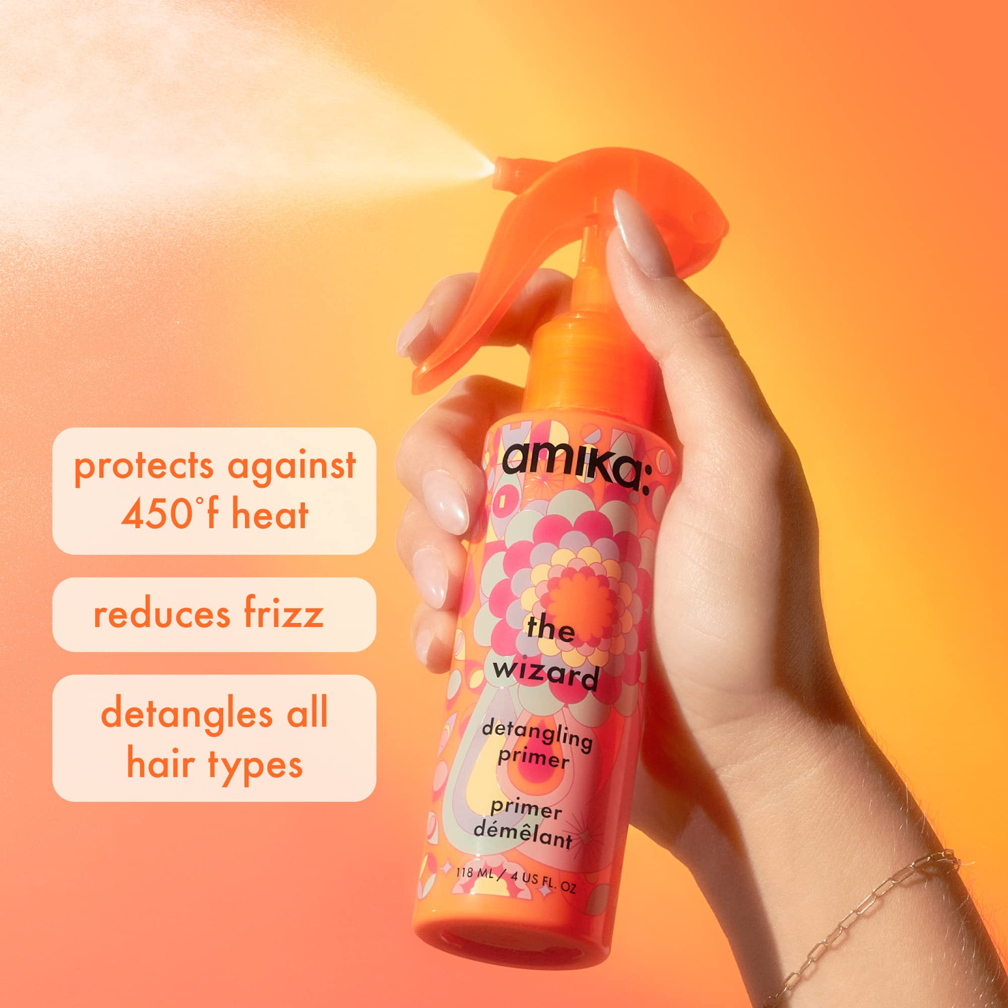 Foto 2 | Primer Para El Cabello Amika The Wizard Detangling 118 Ml - Venta Internacional.