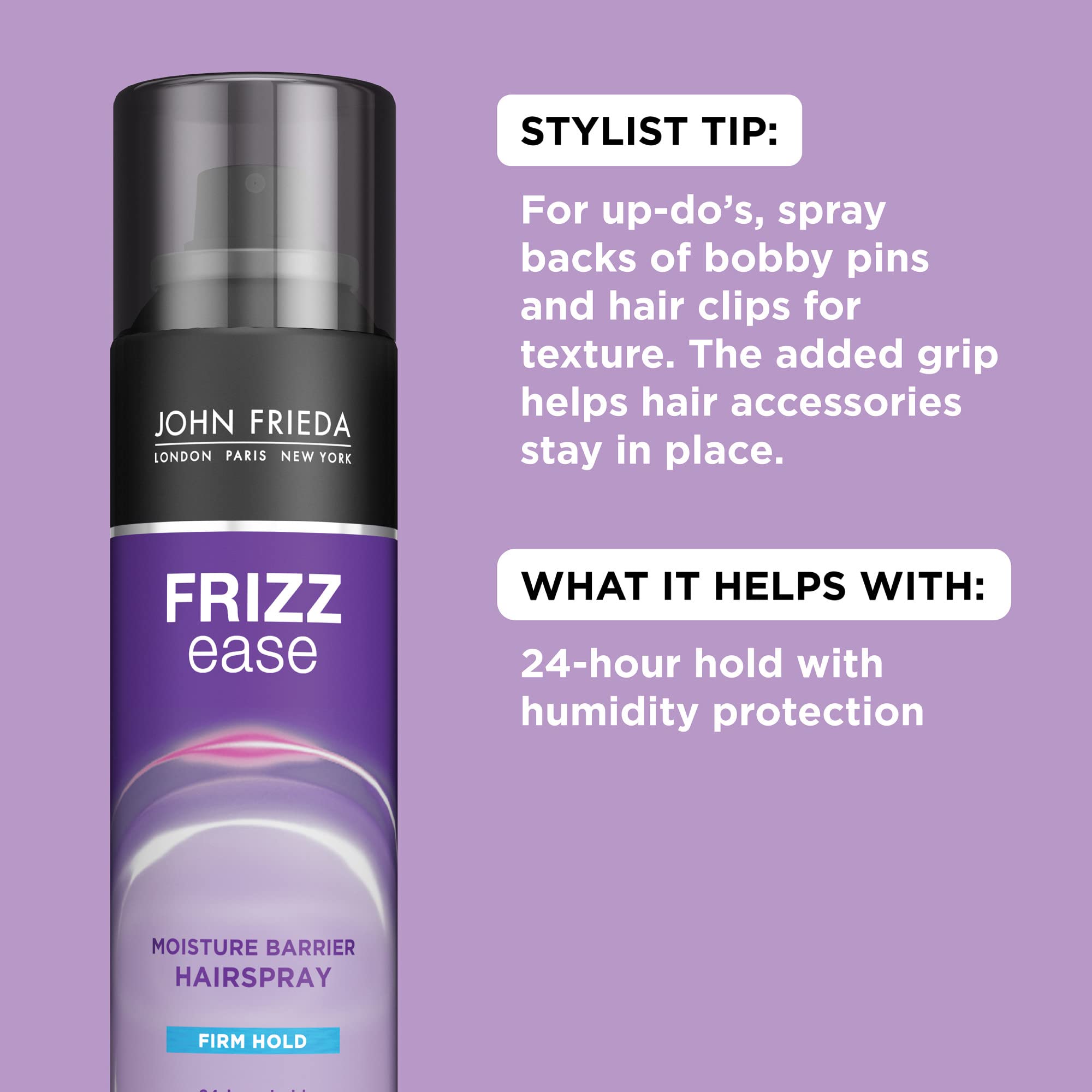Foto 4 pulgar | Laca Para El Cabello John Frieda Frizz Ease Firm Hold 60 Ml (paquete De 12) - Venta Internacional.
