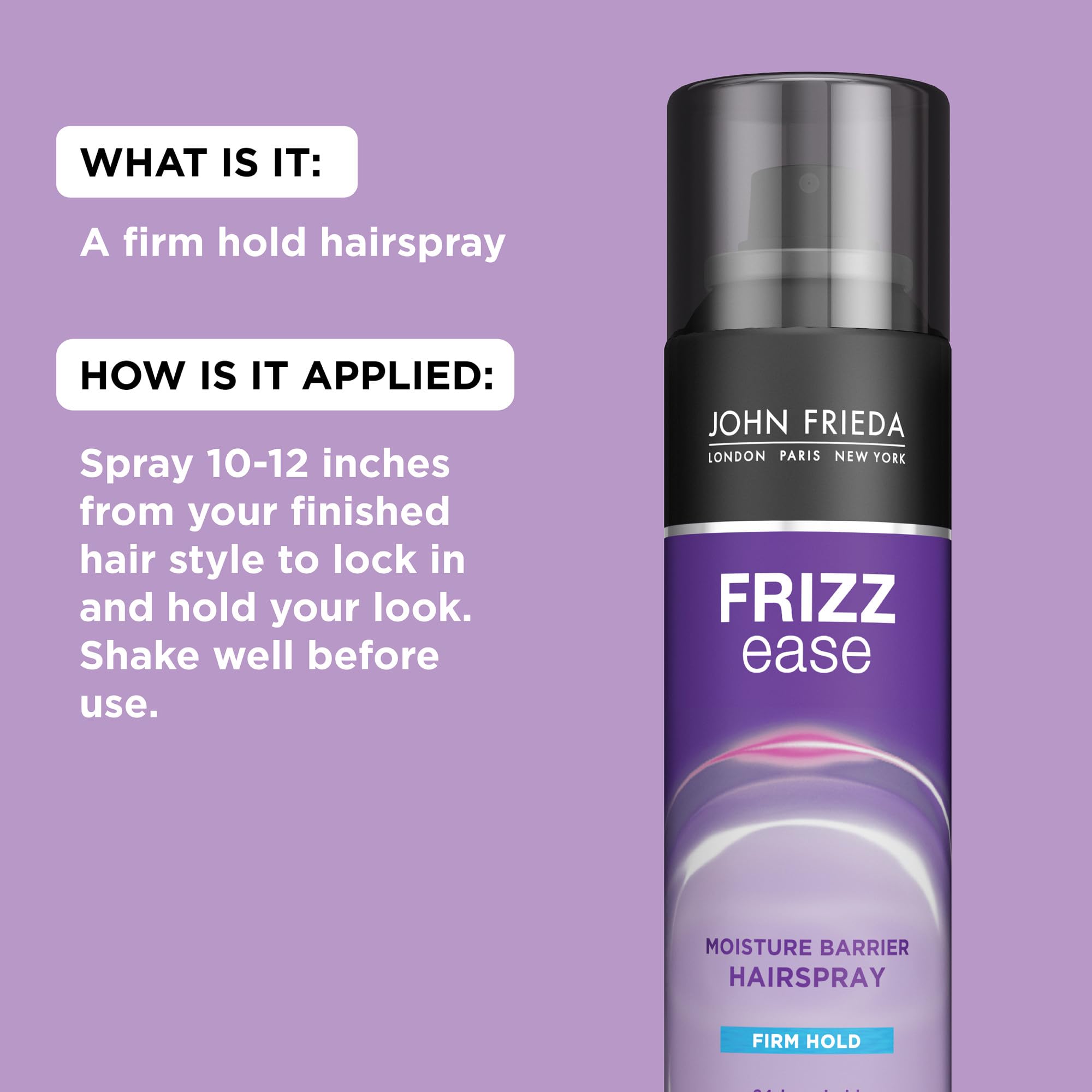 Foto 6 pulgar | Laca Para El Cabello John Frieda Frizz Ease Firm Hold 60 Ml (paquete De 12) - Venta Internacional.