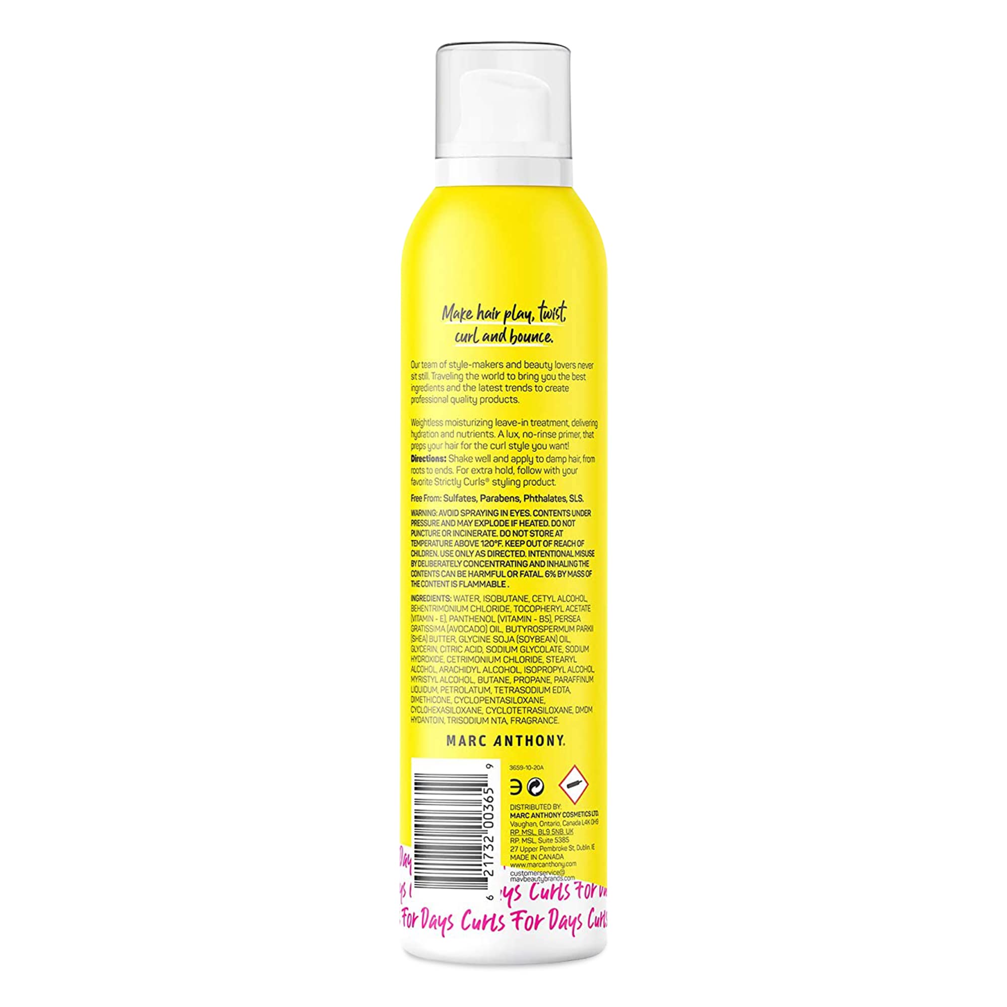 Foto 3 pulgar | Spray Para El Cabello Marc Anthony Strictly Curls Curl Booster 240 Ml - Venta Internacional.