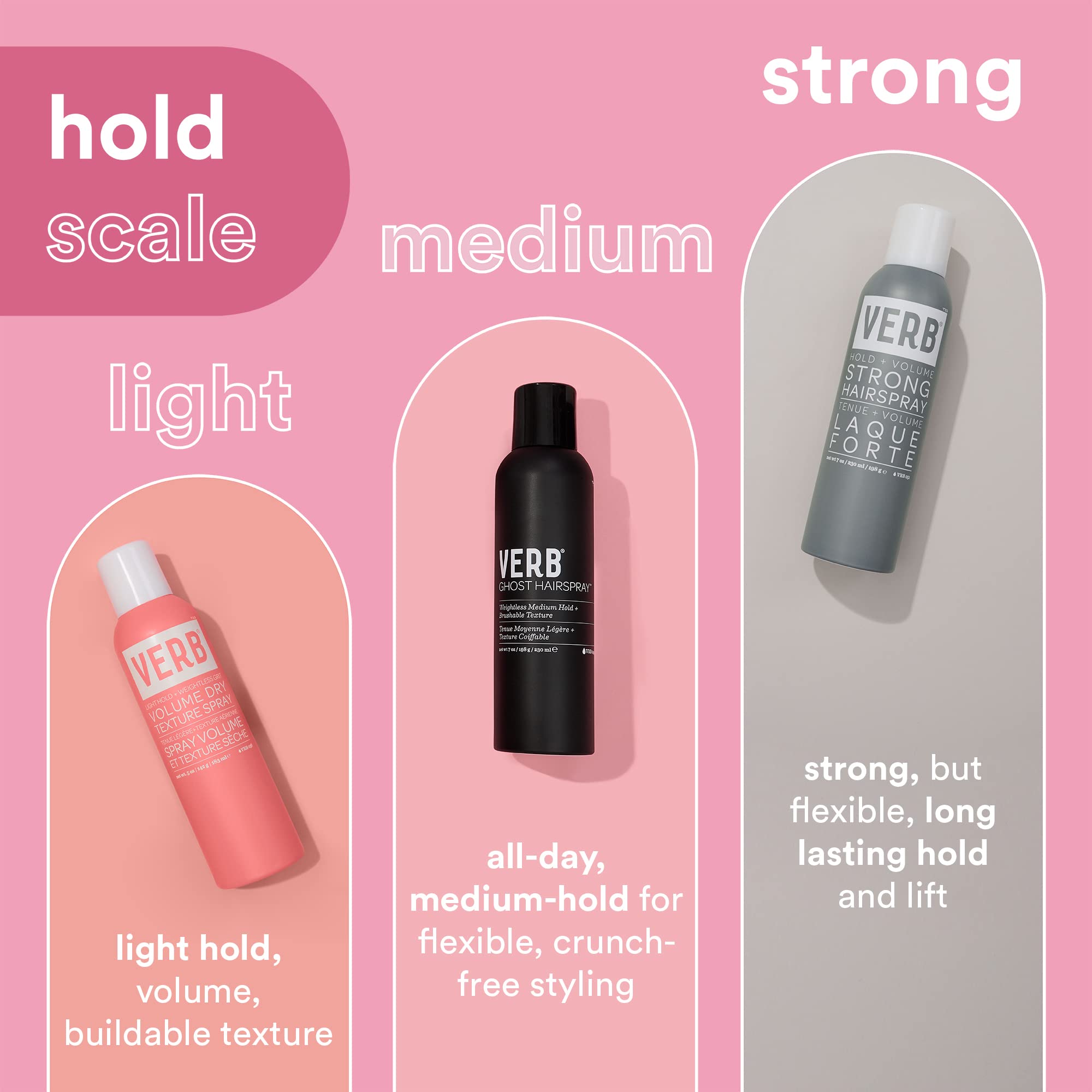 Foto 5 pulgar | Hairspray Verb Strong Hold & Volume 207 Ml Para Todo Tipo De Cabello - Venta Internacional.