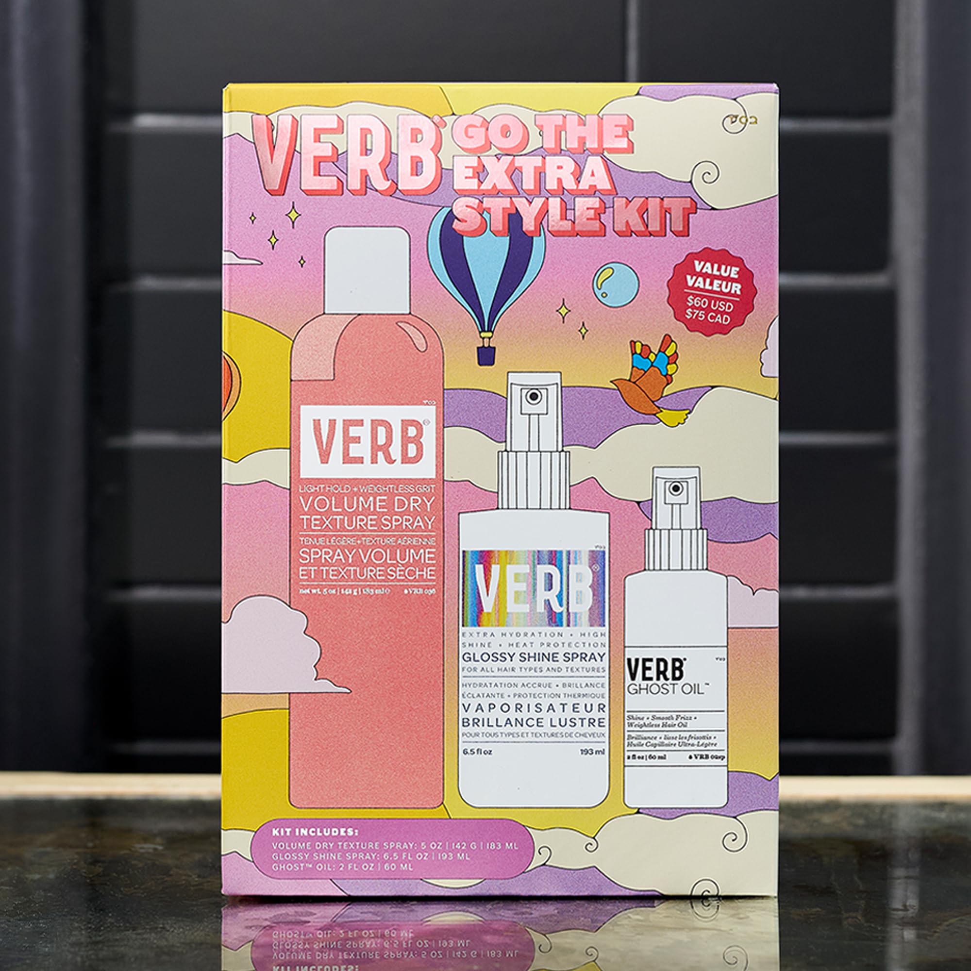 Foto 4 pulgar | Kit De Peinado Verb Go The Extra Style Con Fórmulas Ligeras - Venta Internacional.