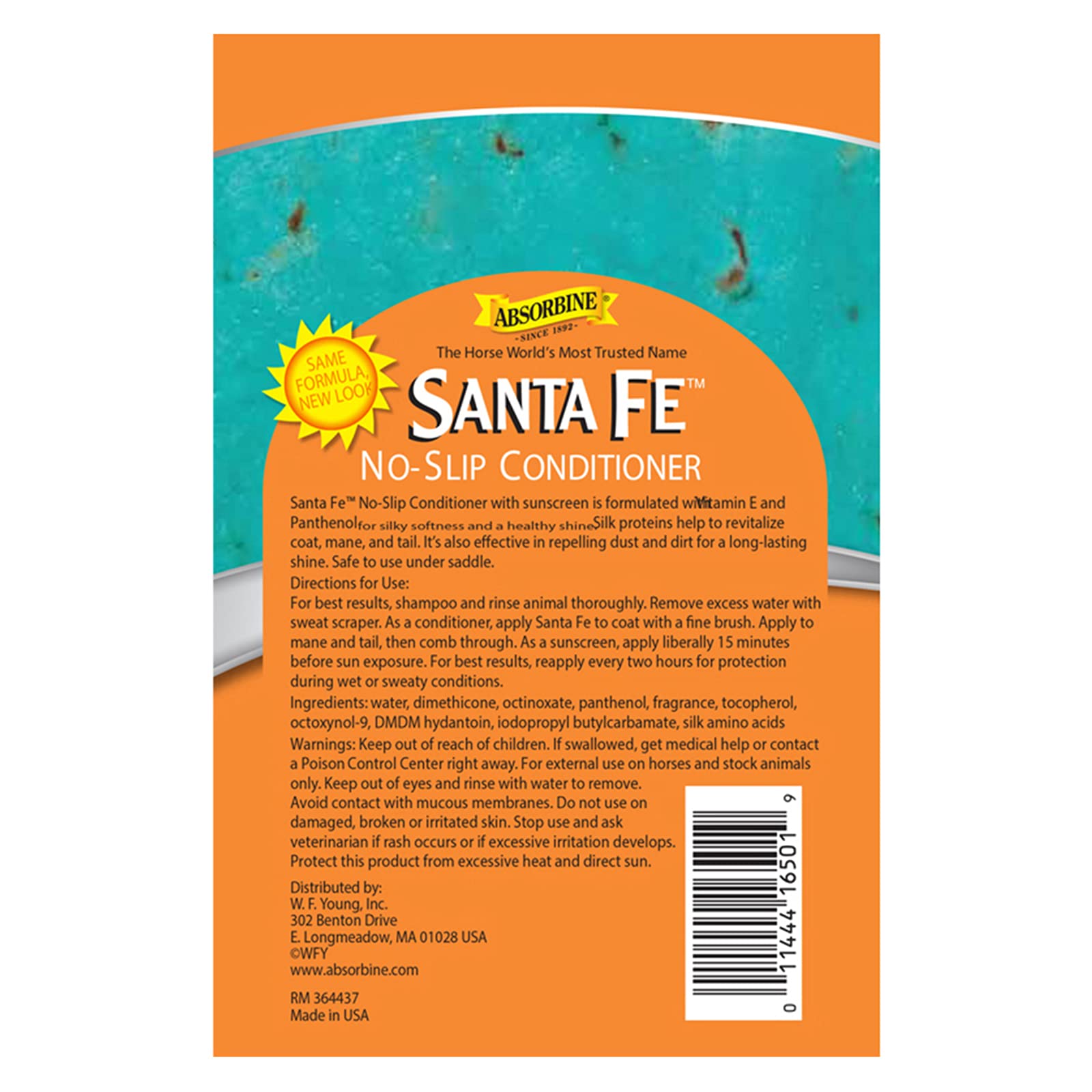 Foto 2 | Acondicionador De Pelo Y Protector Solar Absorbine Santa Fe En Aerosol De 946 Ml - Venta Internacional.