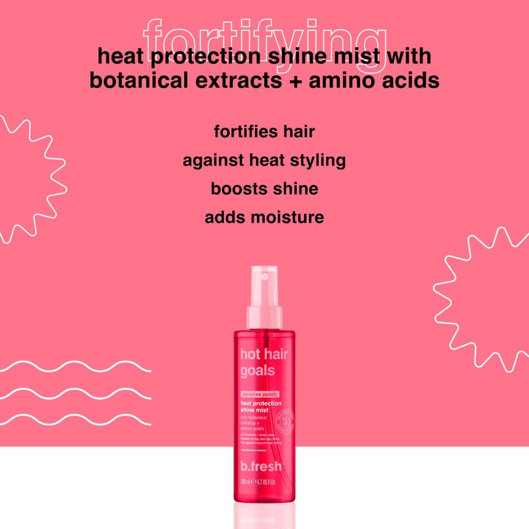 Foto 3 | Shine Mist B.tan B.fresh Hot Hair Goals Con Protección Contra El Calor - Venta Internacional.