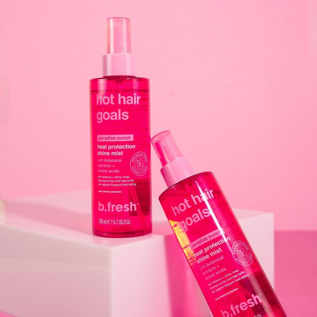 Foto 7 pulgar | Shine Mist B.tan B.fresh Hot Hair Goals Con Protección Contra El Calor - Venta Internacional.